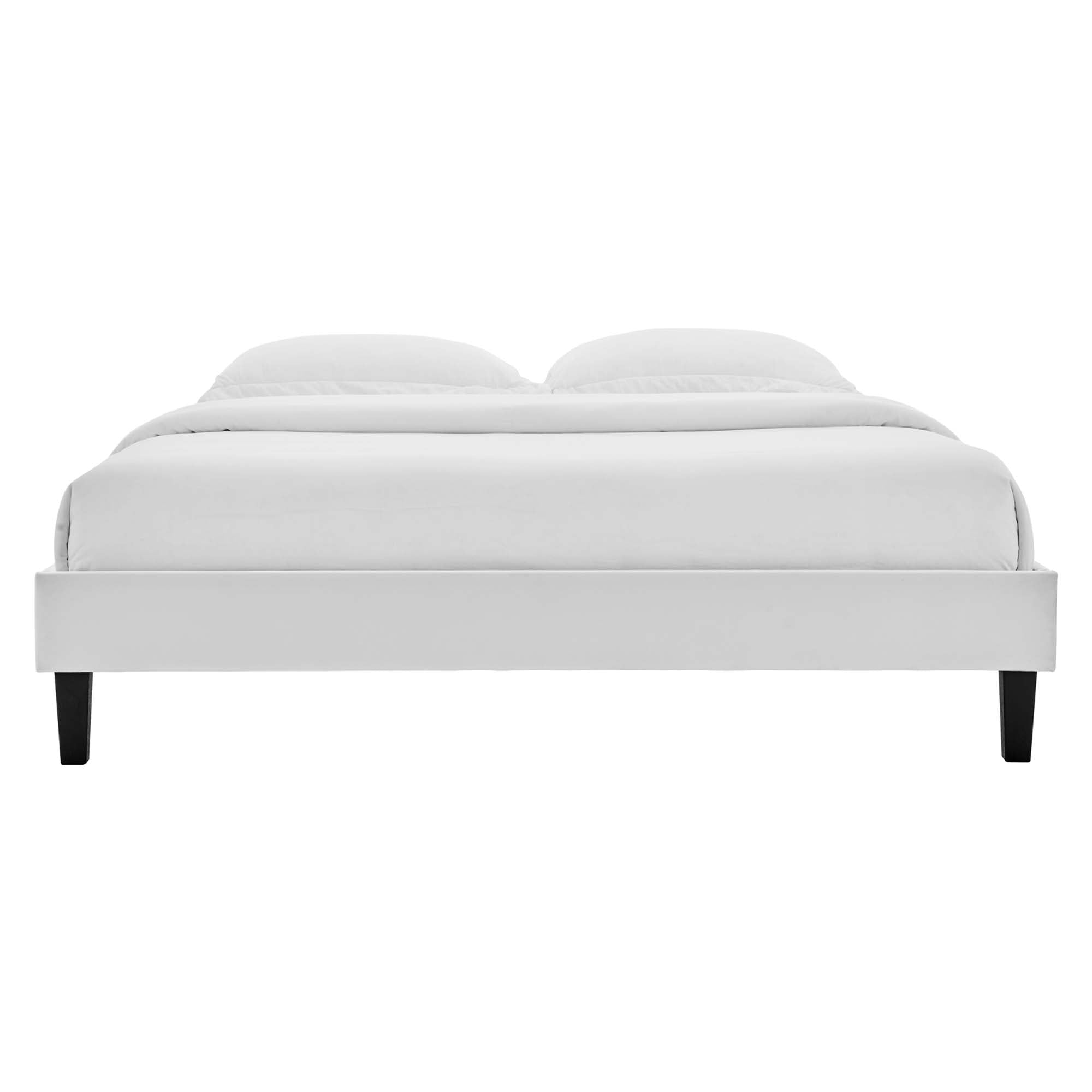 Current Performance Velvet King Platform Bed