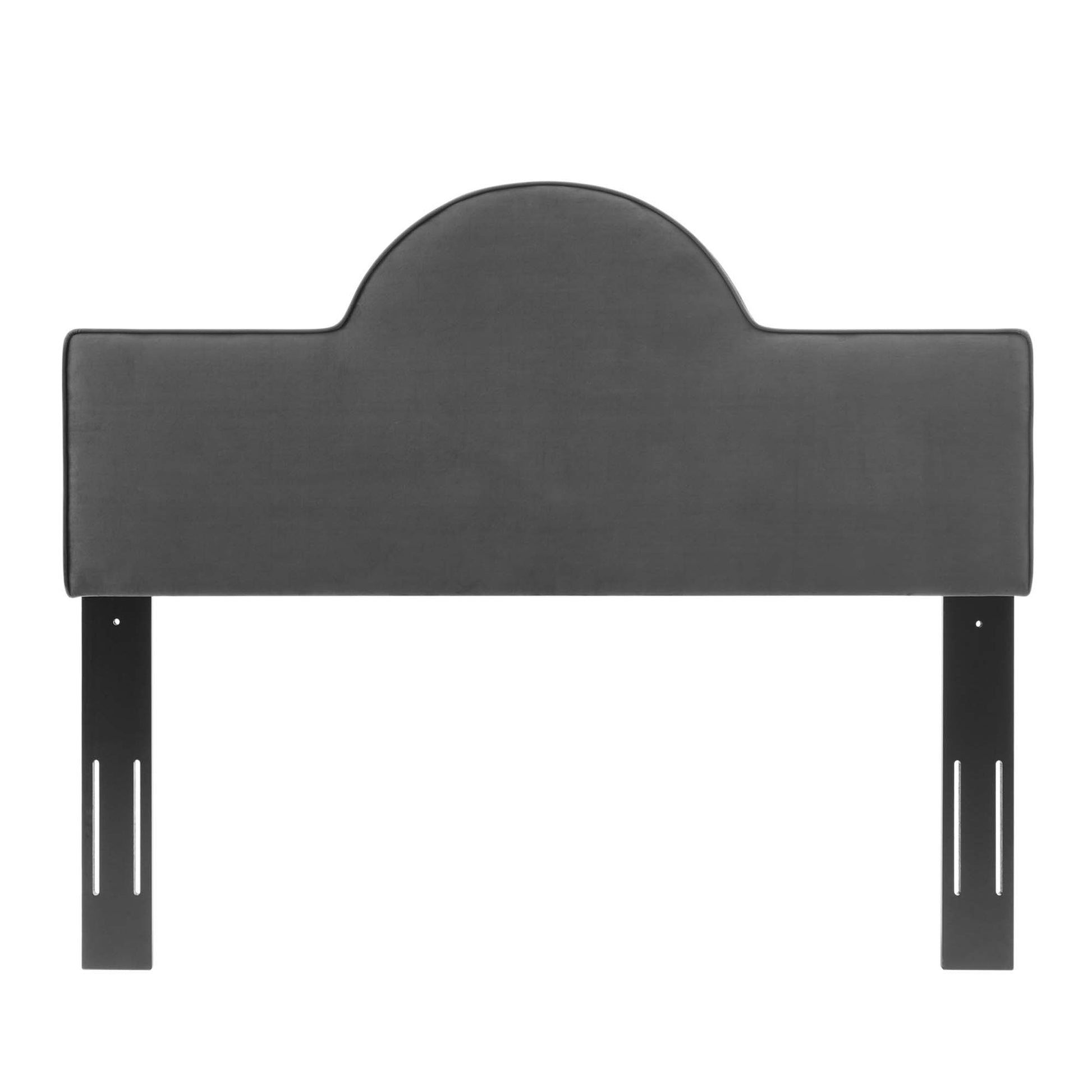 Dawn Performance Velvet Headboard - Light Gray