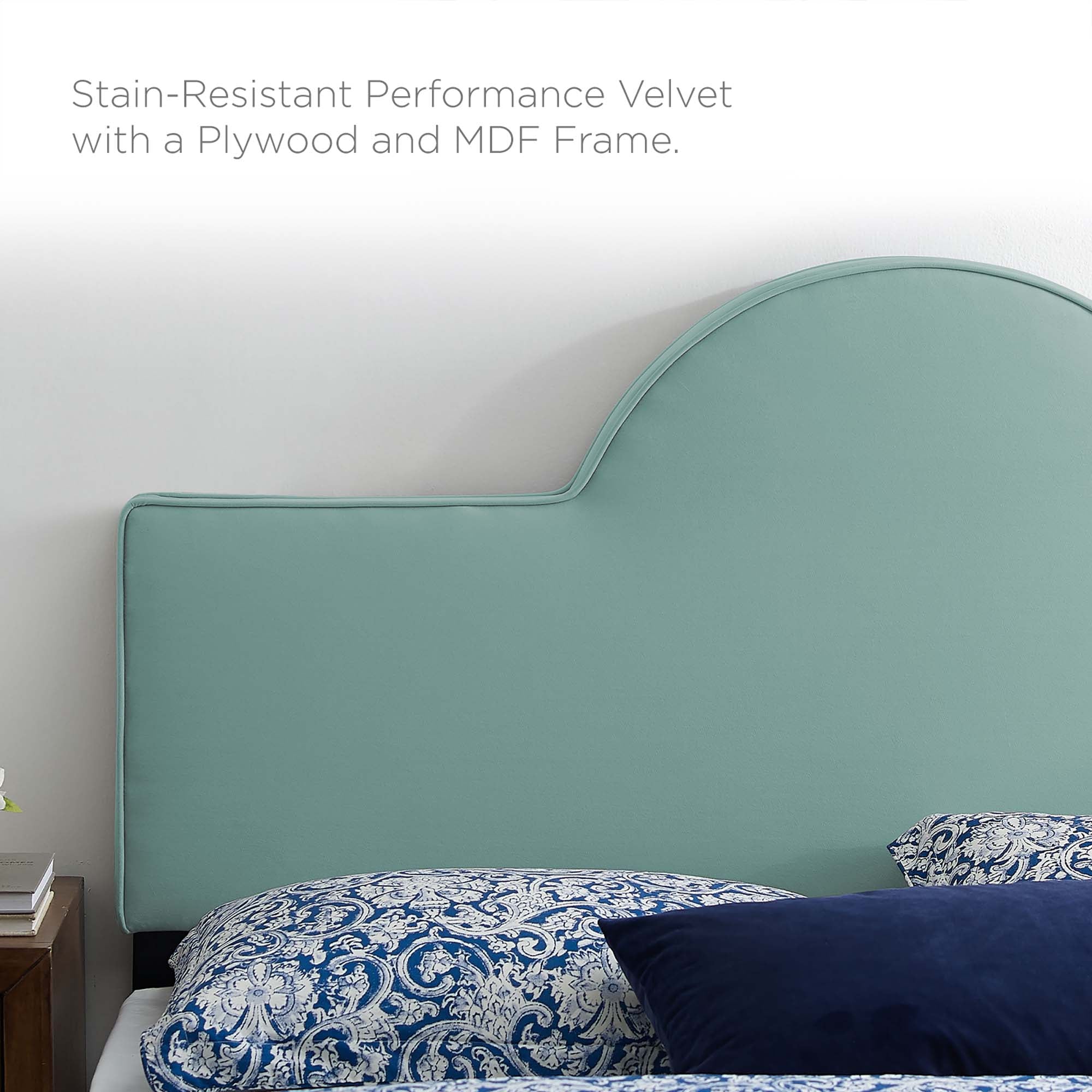 Dawn Performance Velvet King/California King Headboard