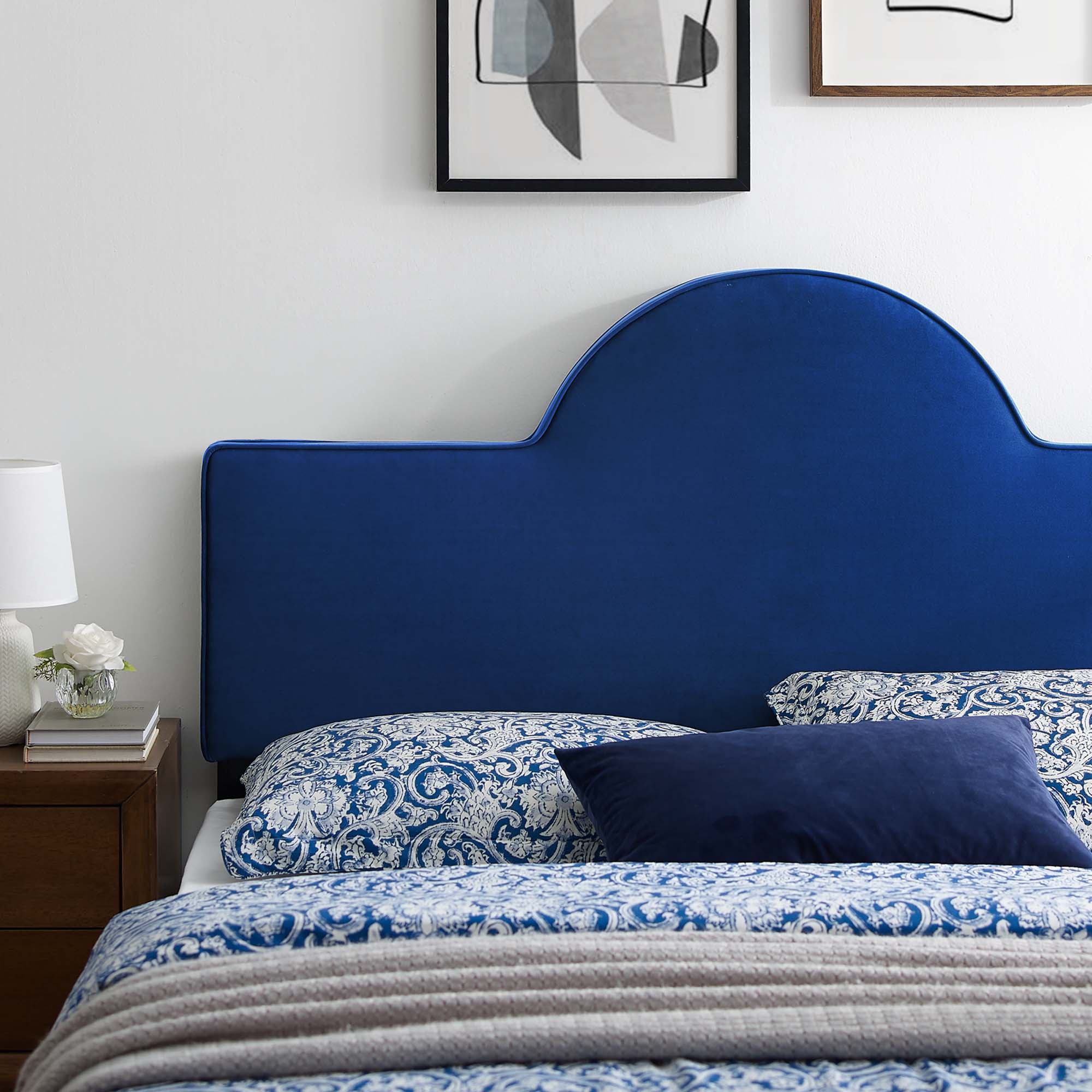 Dawn Performance Velvet King/California King Headboard