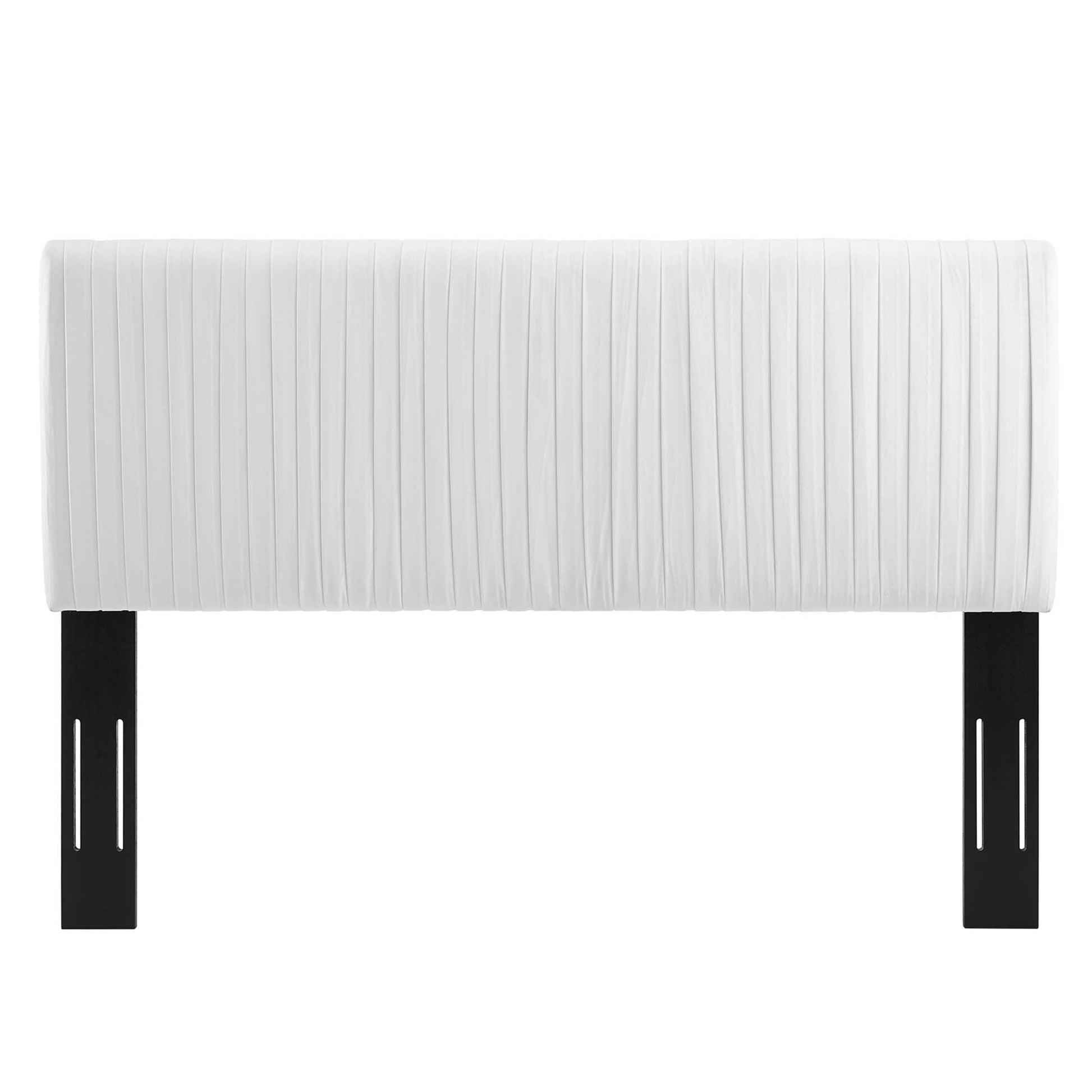 Eloise Channel Tufted Performance Velvet Headboard