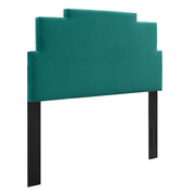 Kasia Performance Velvet Headboard - Teal