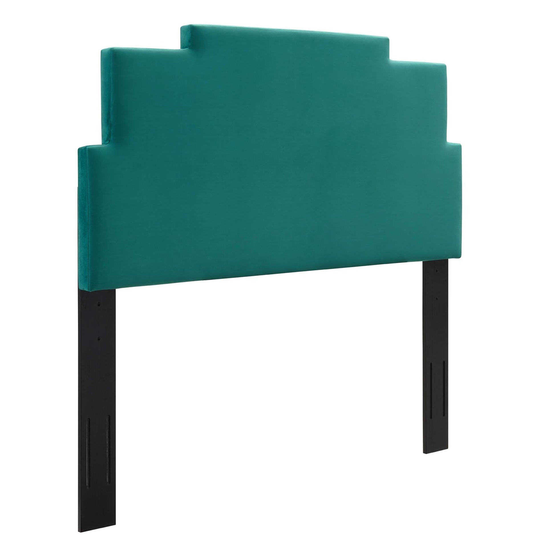 Kasia Performance Velvet Headboard - Teal