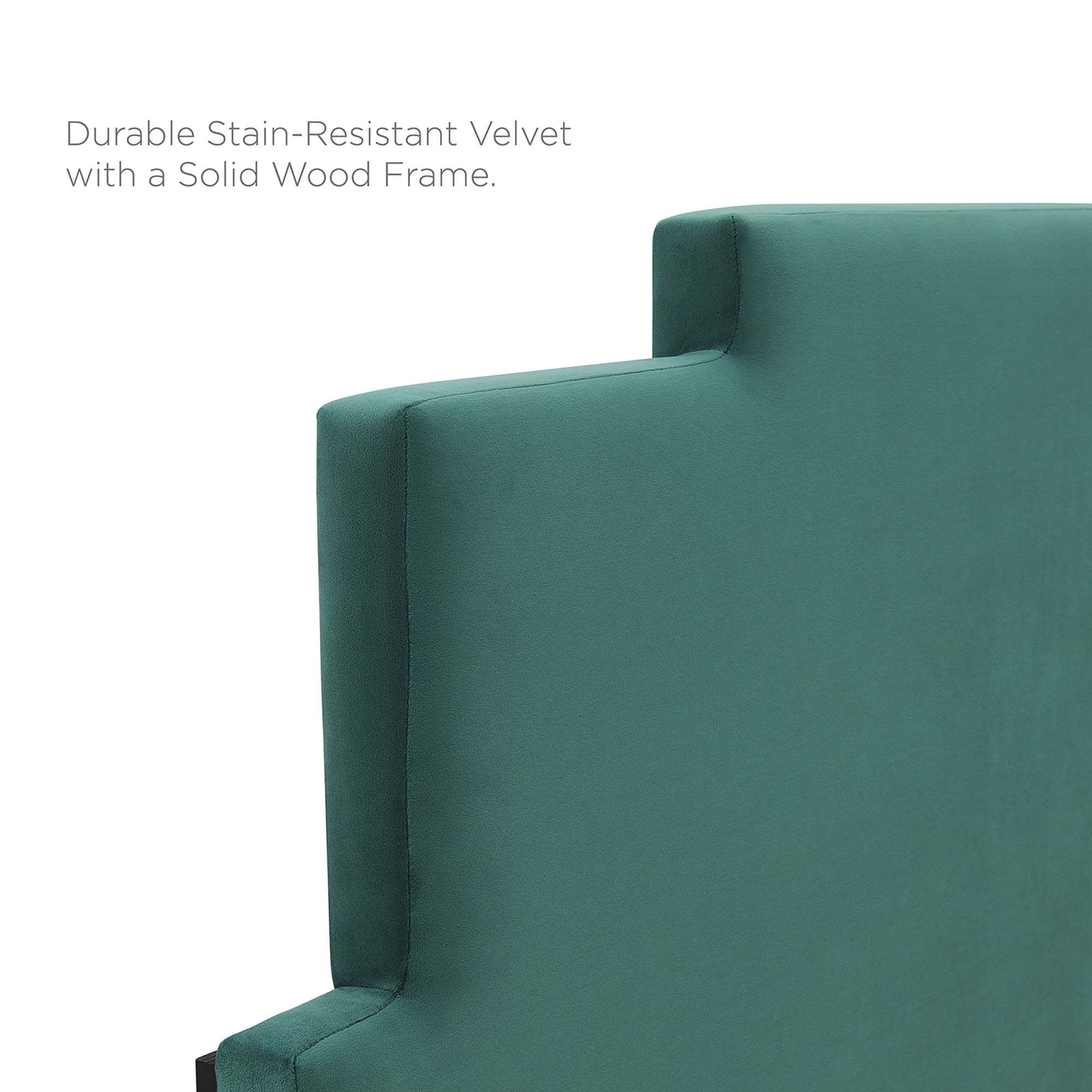 Kasia Performance Velvet Headboard
