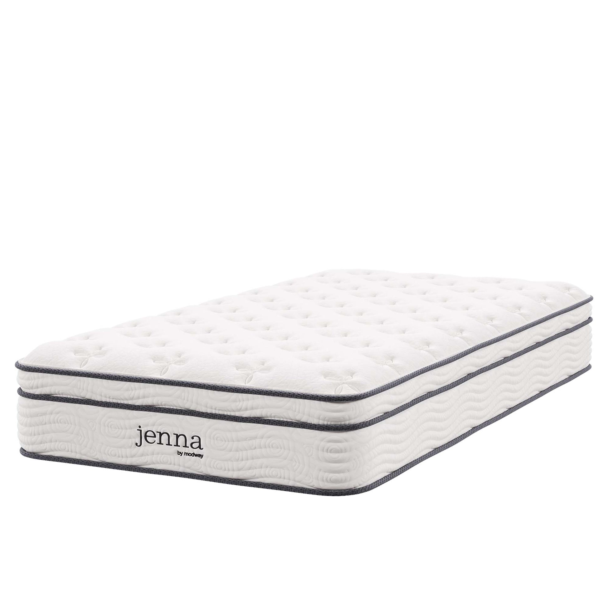 Jenna 10" Innerspring and Foam Twin XL Mattress - White