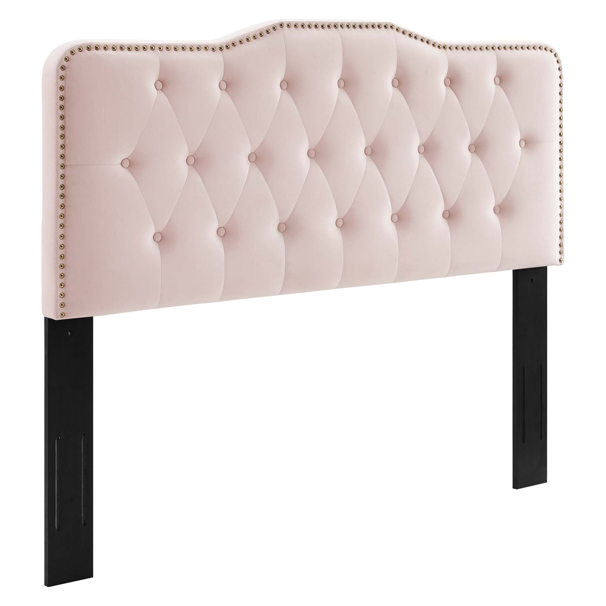 Sophia Tufted Performance Velvet Headboard - Pink