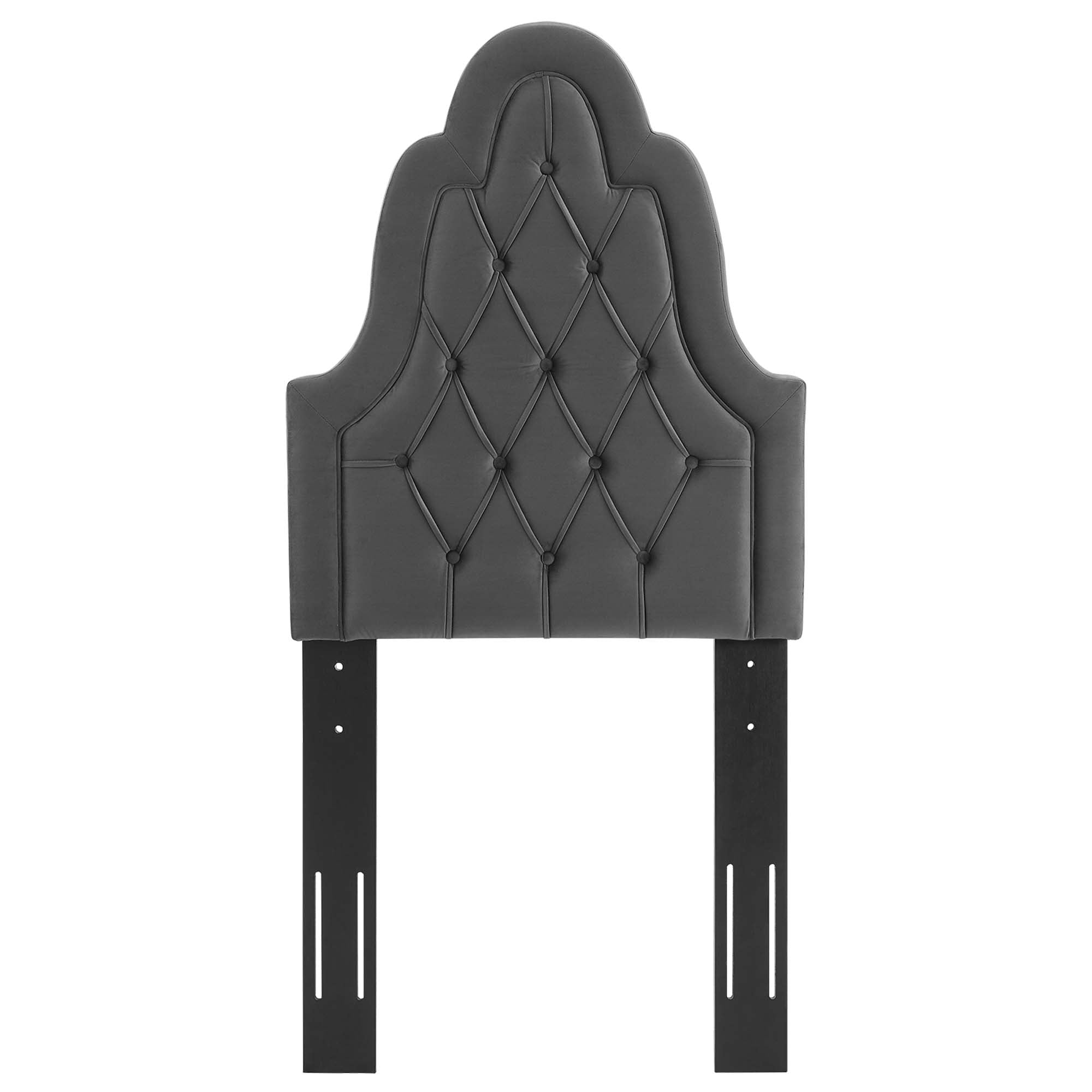 Augustine Tufted Performance Velvet Headboard - Navy