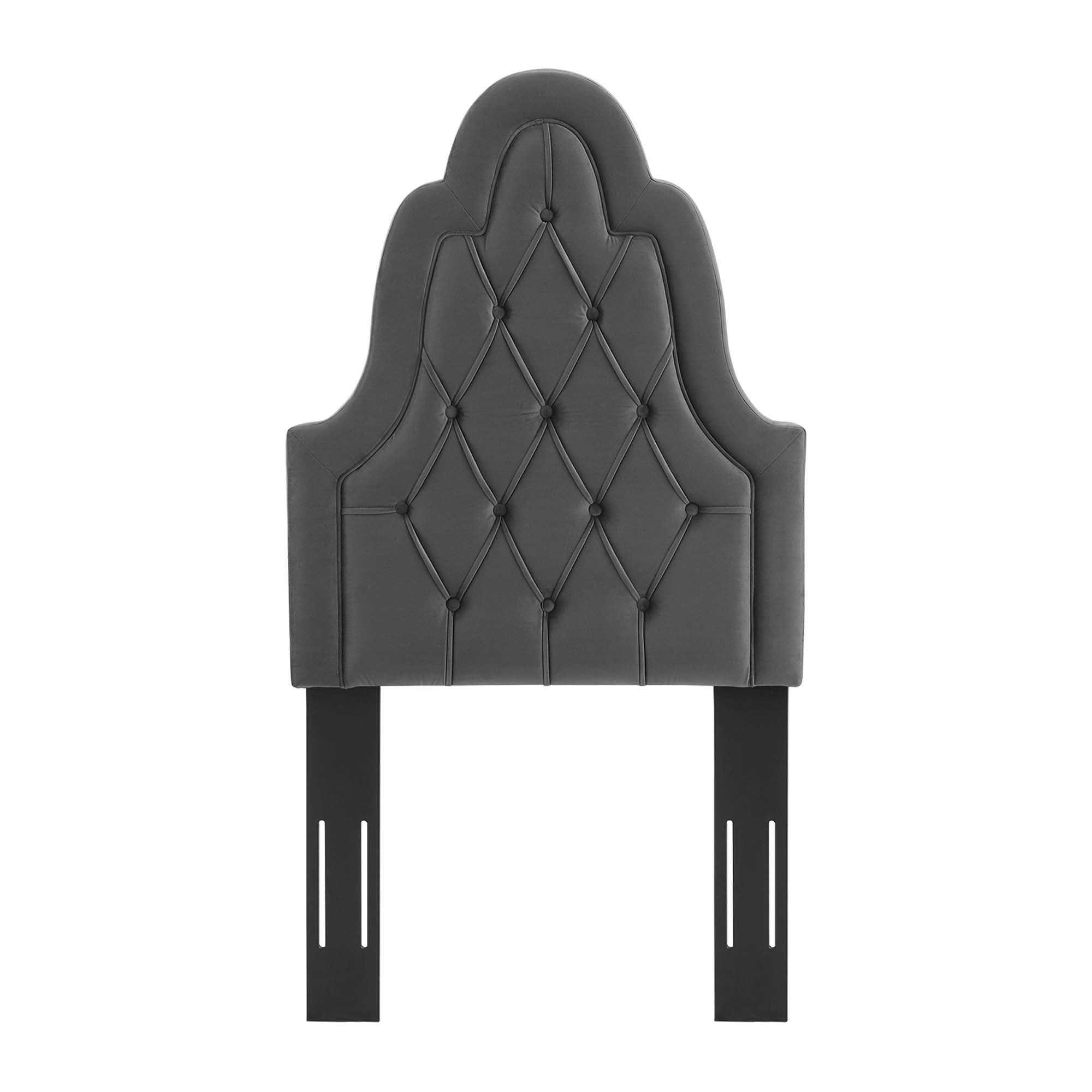 Augustine Tufted Performance Velvet Headboard - Mint