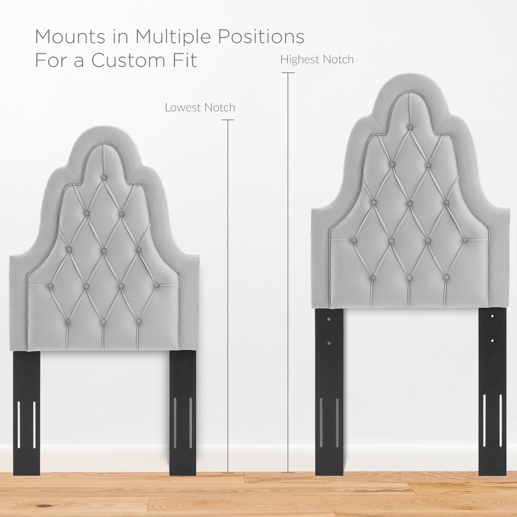 Augustine Tufted Performance Velvet Headboard