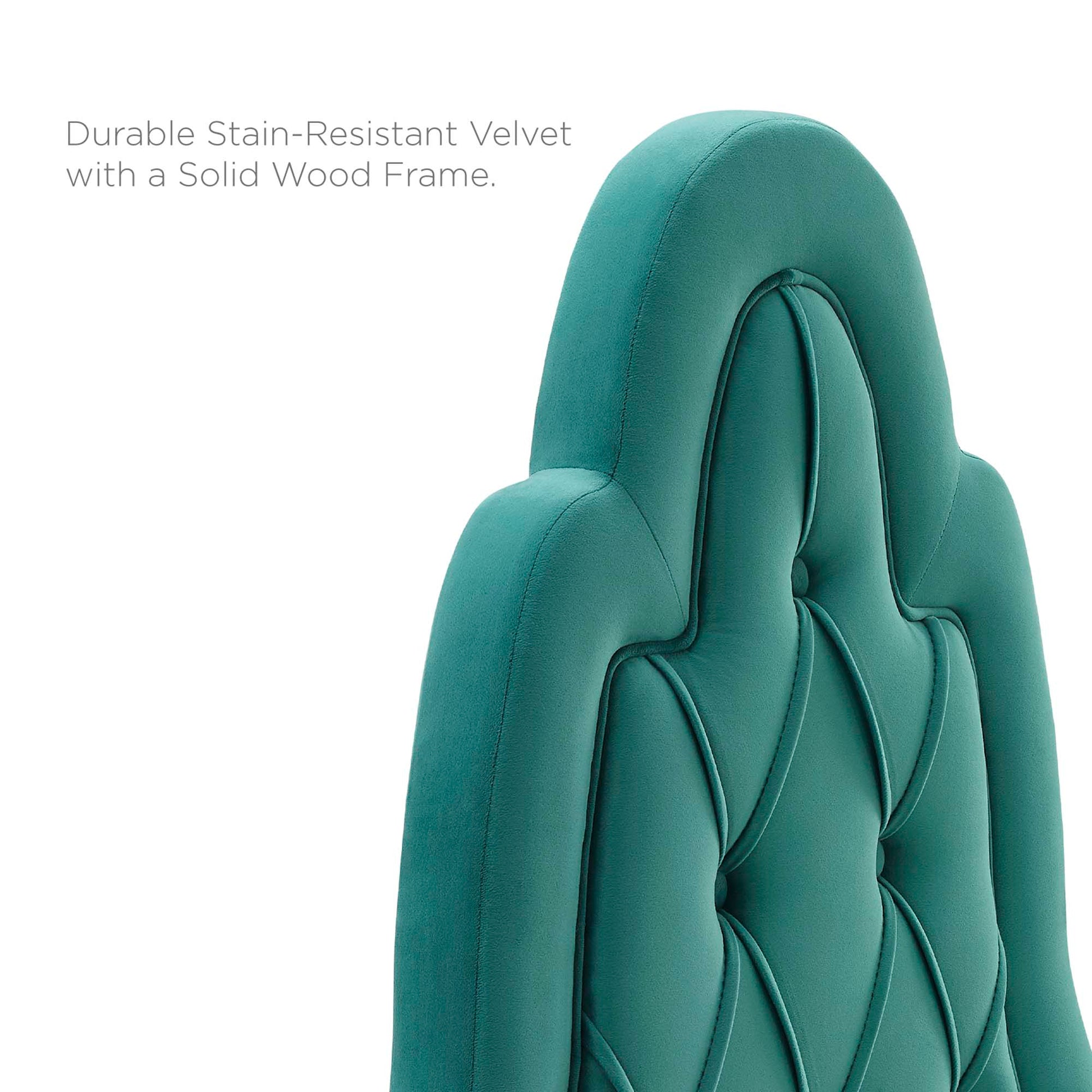 Augustine Tufted Performance Velvet Headboard