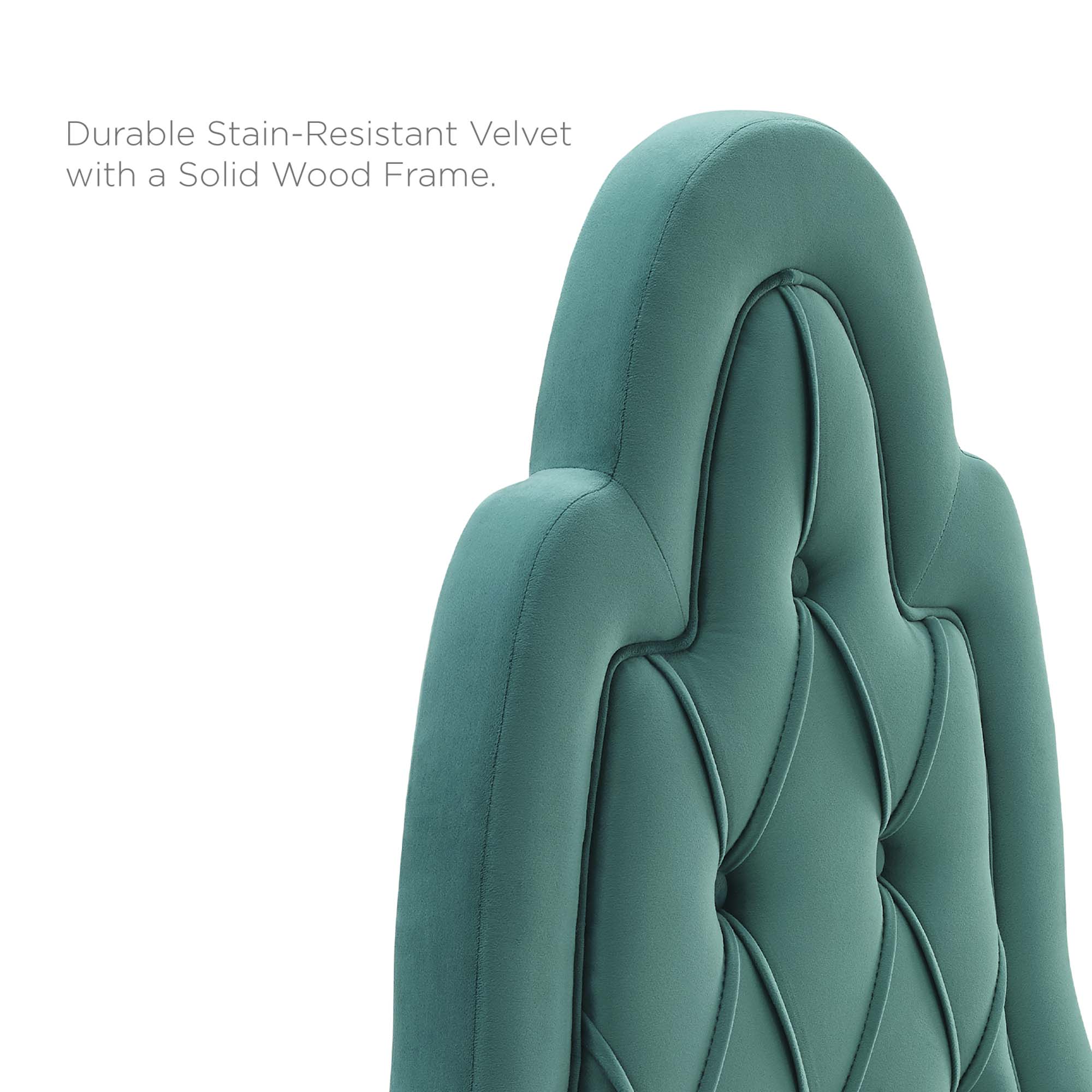 Augustine Tufted Performance Velvet Headboard