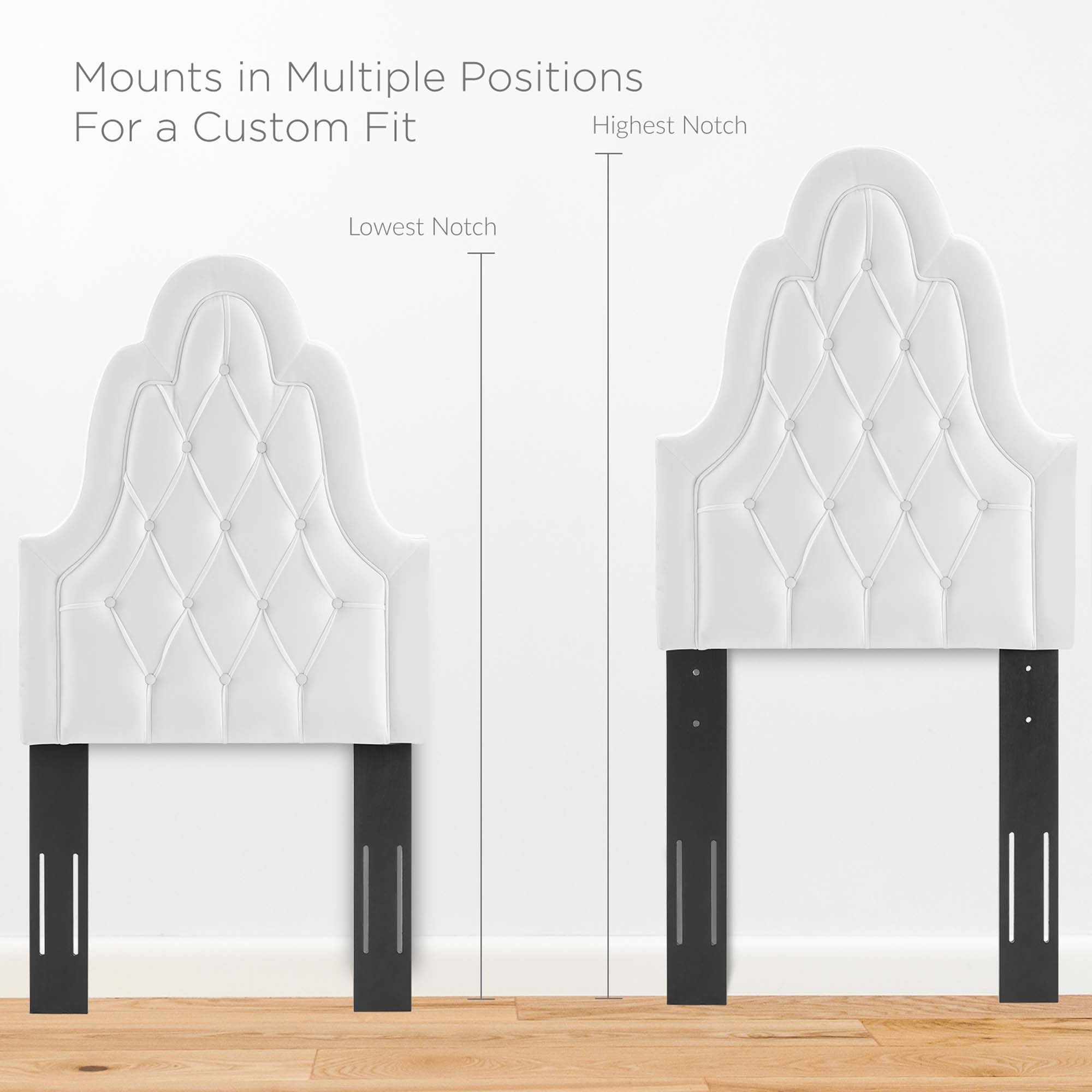 Augustine Tufted Performance Velvet Headboard