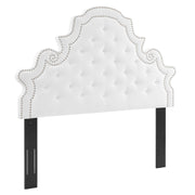 Diana Tufted Performance Velvet Twin Headboard - White
