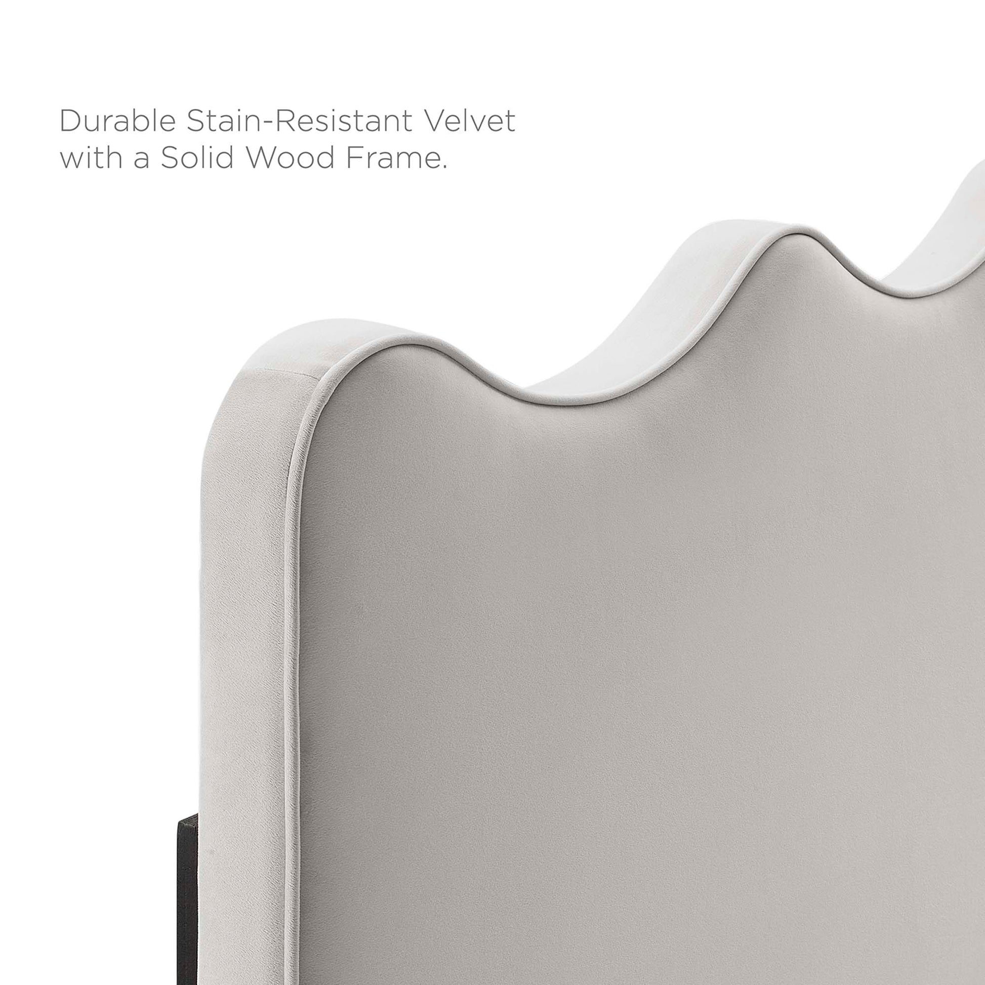 Athena Performance Velvet /Queen Headboard