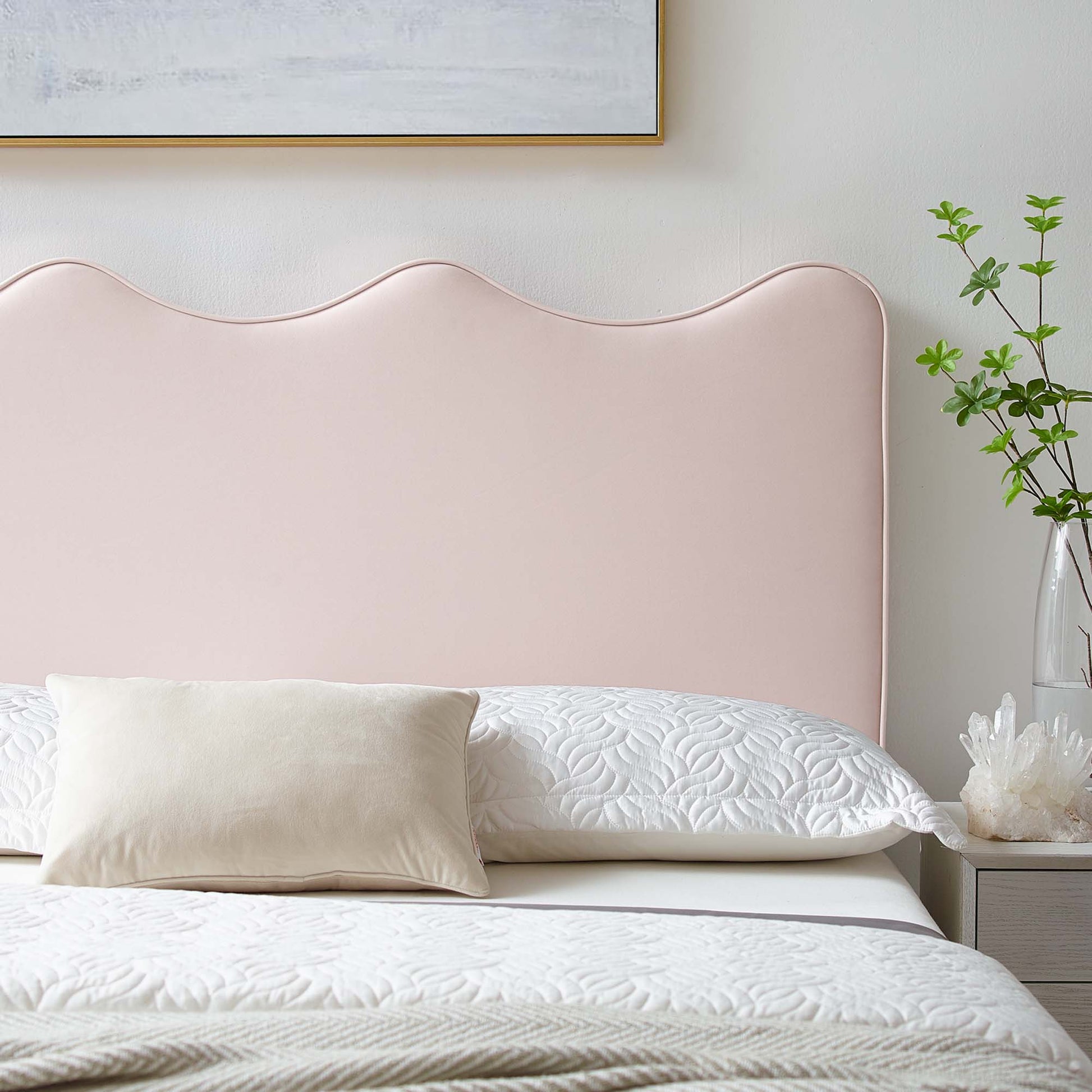 Athena Performance Velvet /Queen Headboard