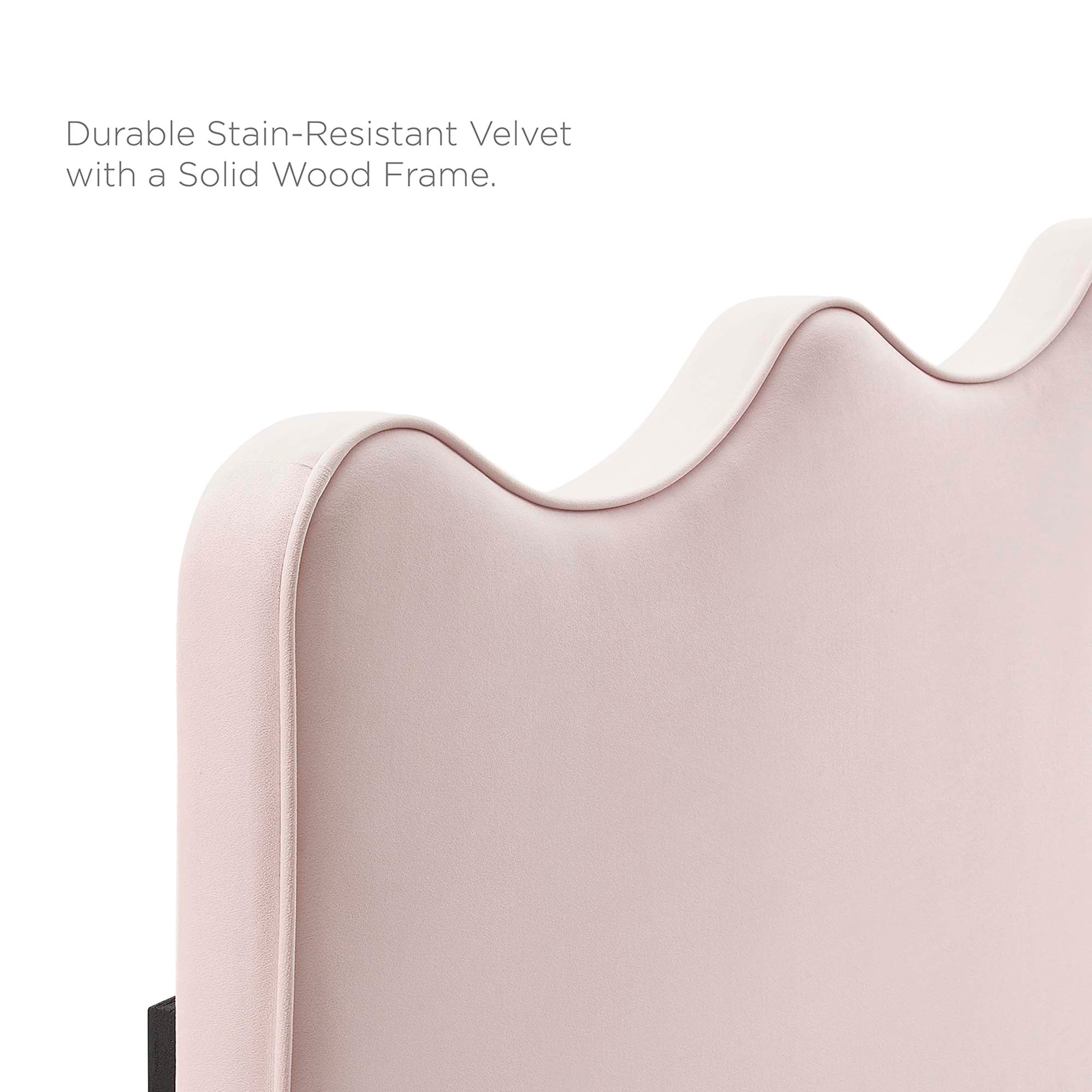 Athena Performance Velvet /Queen Headboard
