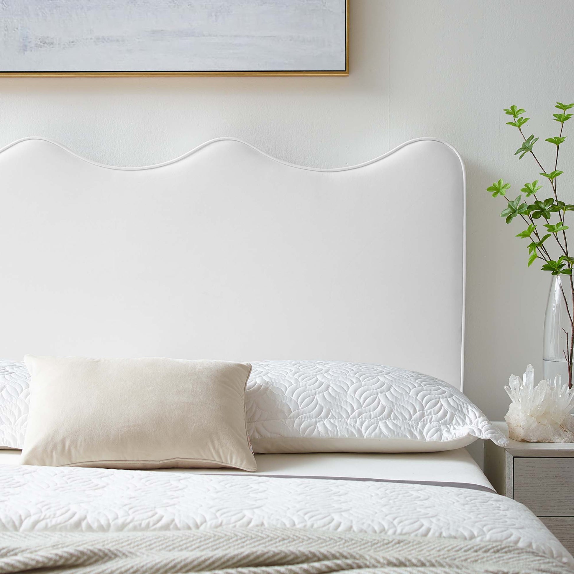 Athena Performance Velvet /Queen Headboard