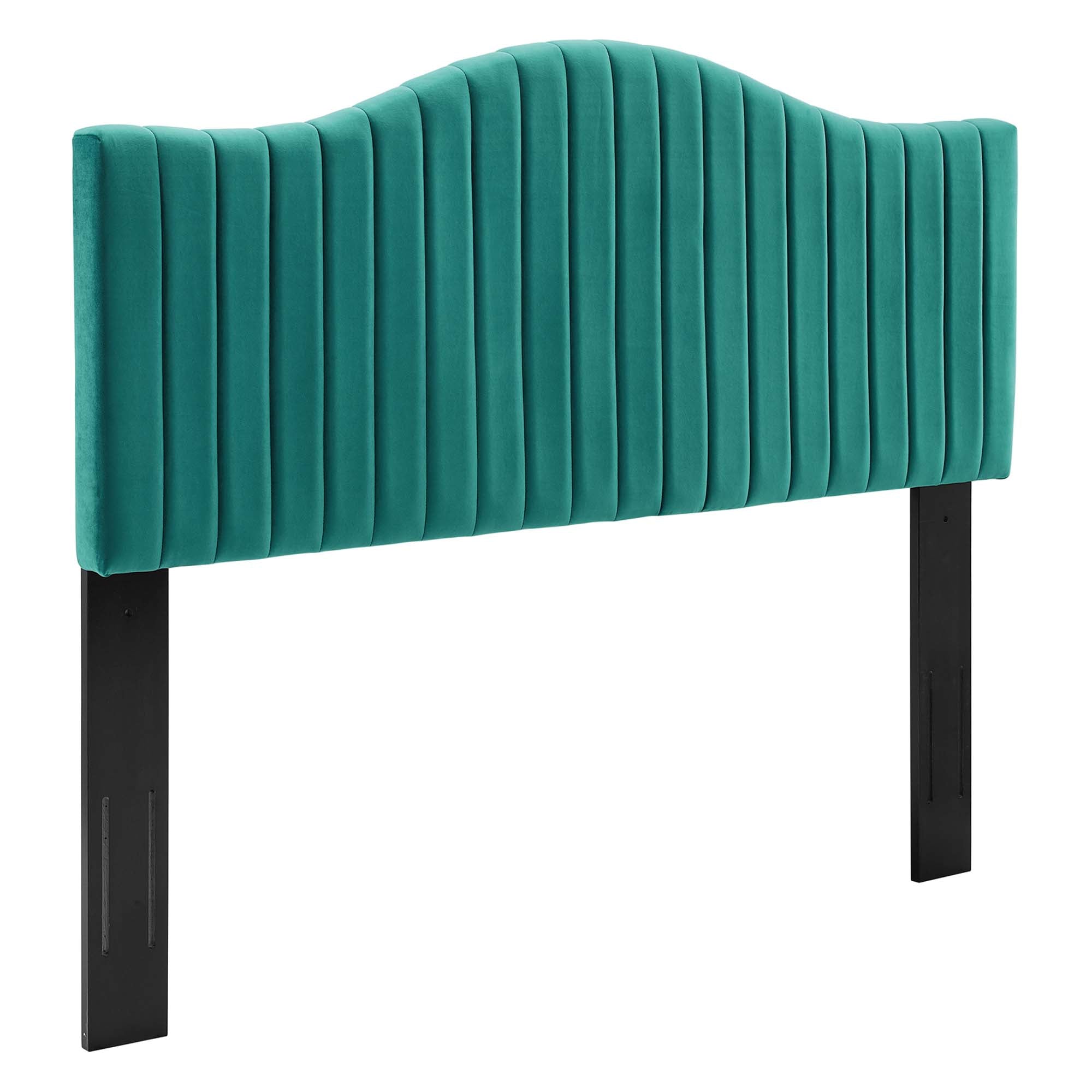 Juniper Channel Tufted Performance Velvet Full Platform Bed
