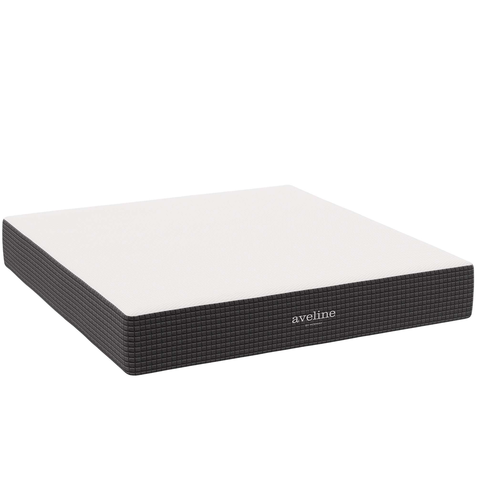 Aveline 12" Memory Foam King Mattress - White