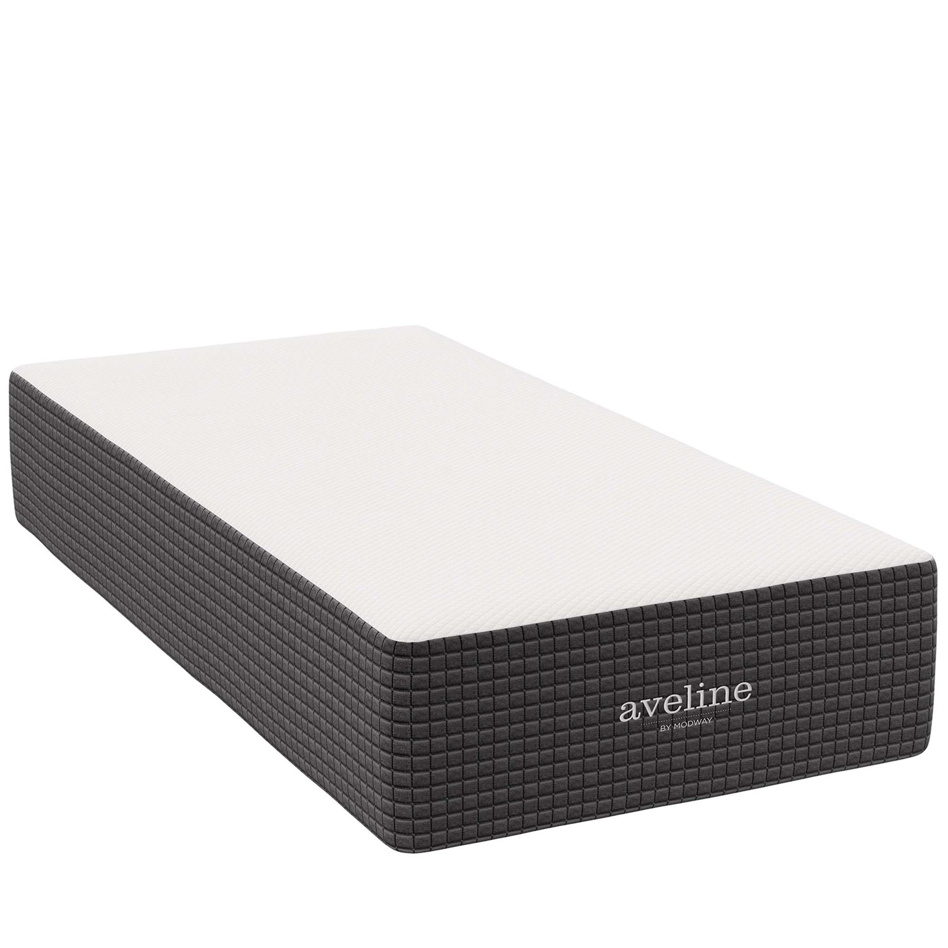 Aveline 14" Memory Foam Twin Mattress - White