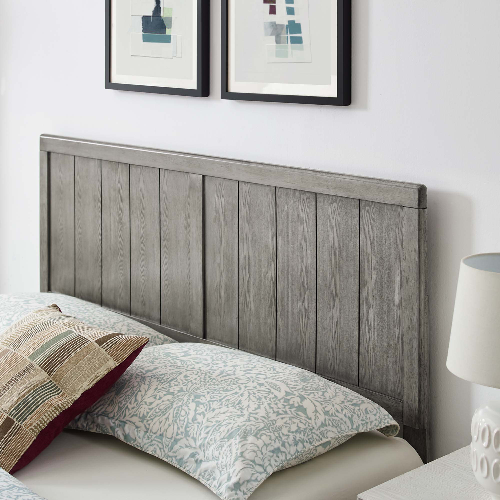 Alana Wood Full Platform Bed With Splayed Legs
