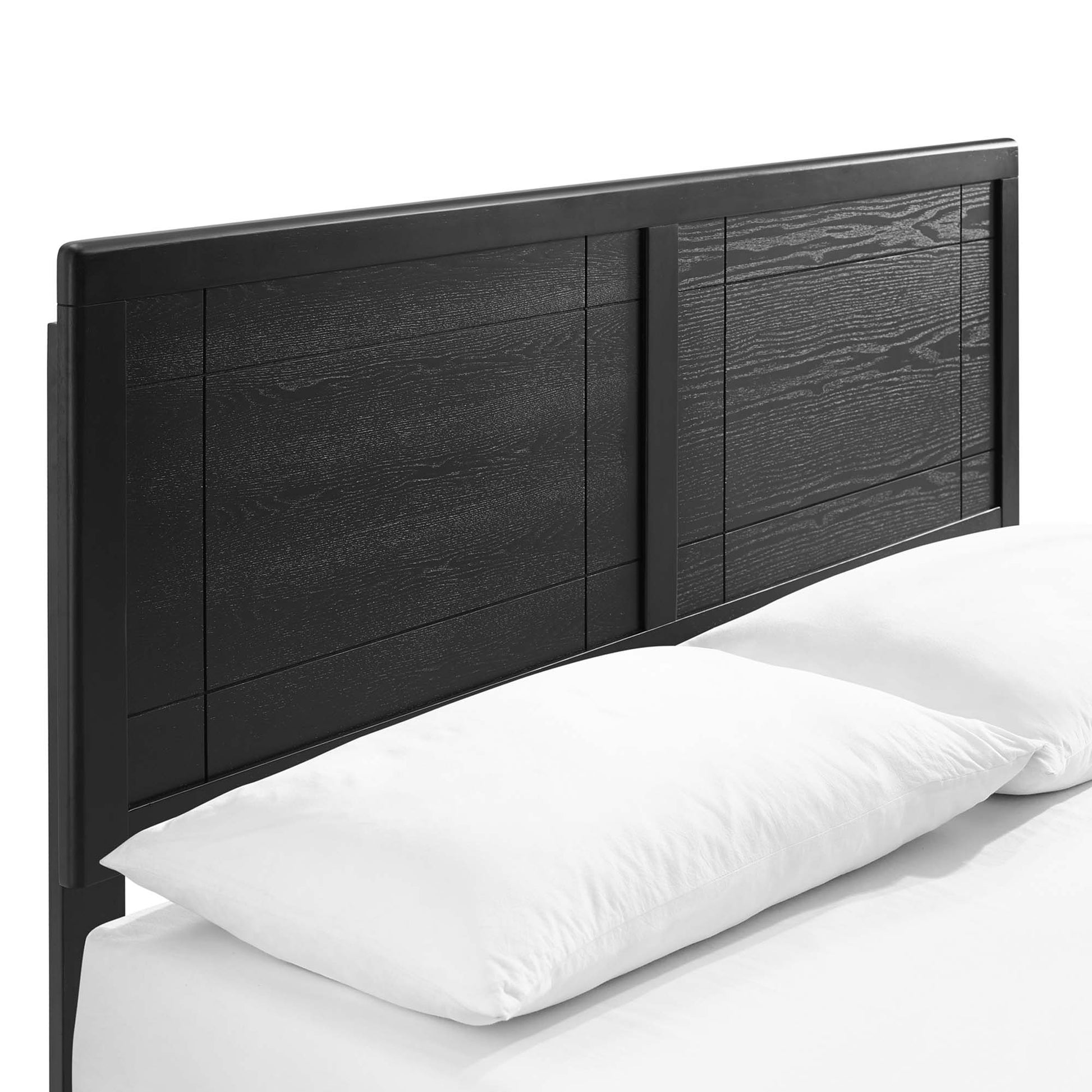Marlee Wood King Platform Bed With Splayed Legs