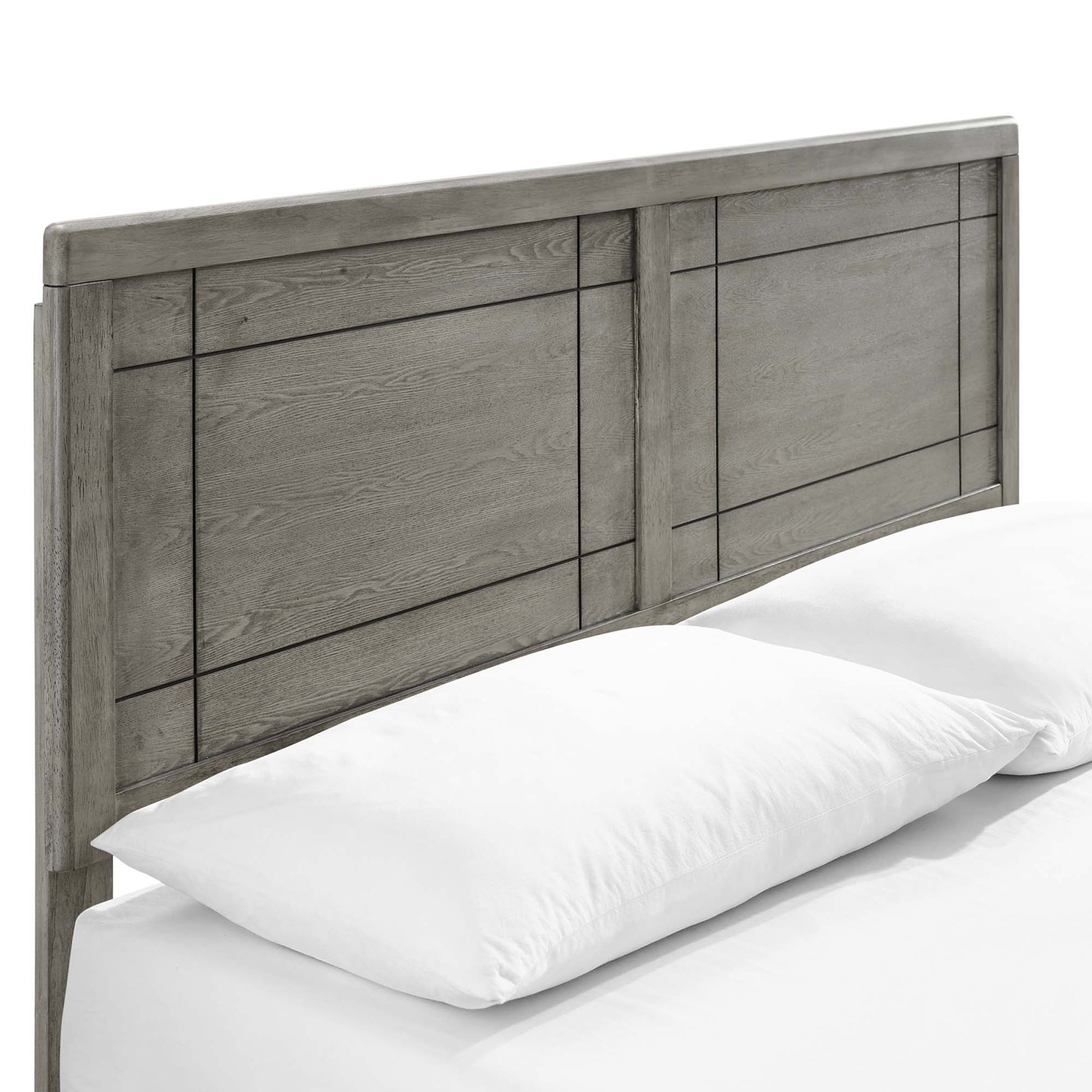 Marlee Wood King Platform Bed With Splayed Legs