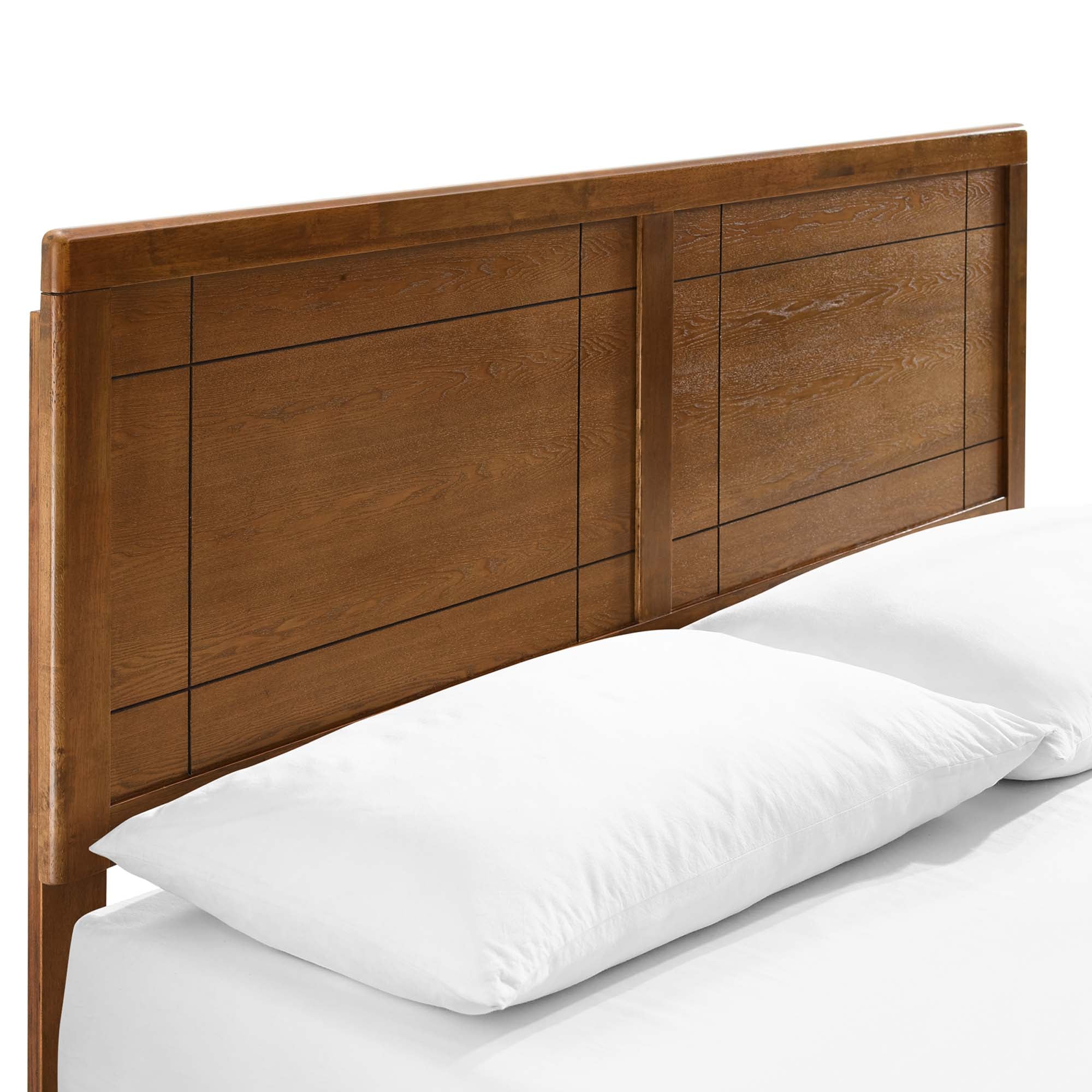 Marlee Wood King Platform Bed With Splayed Legs