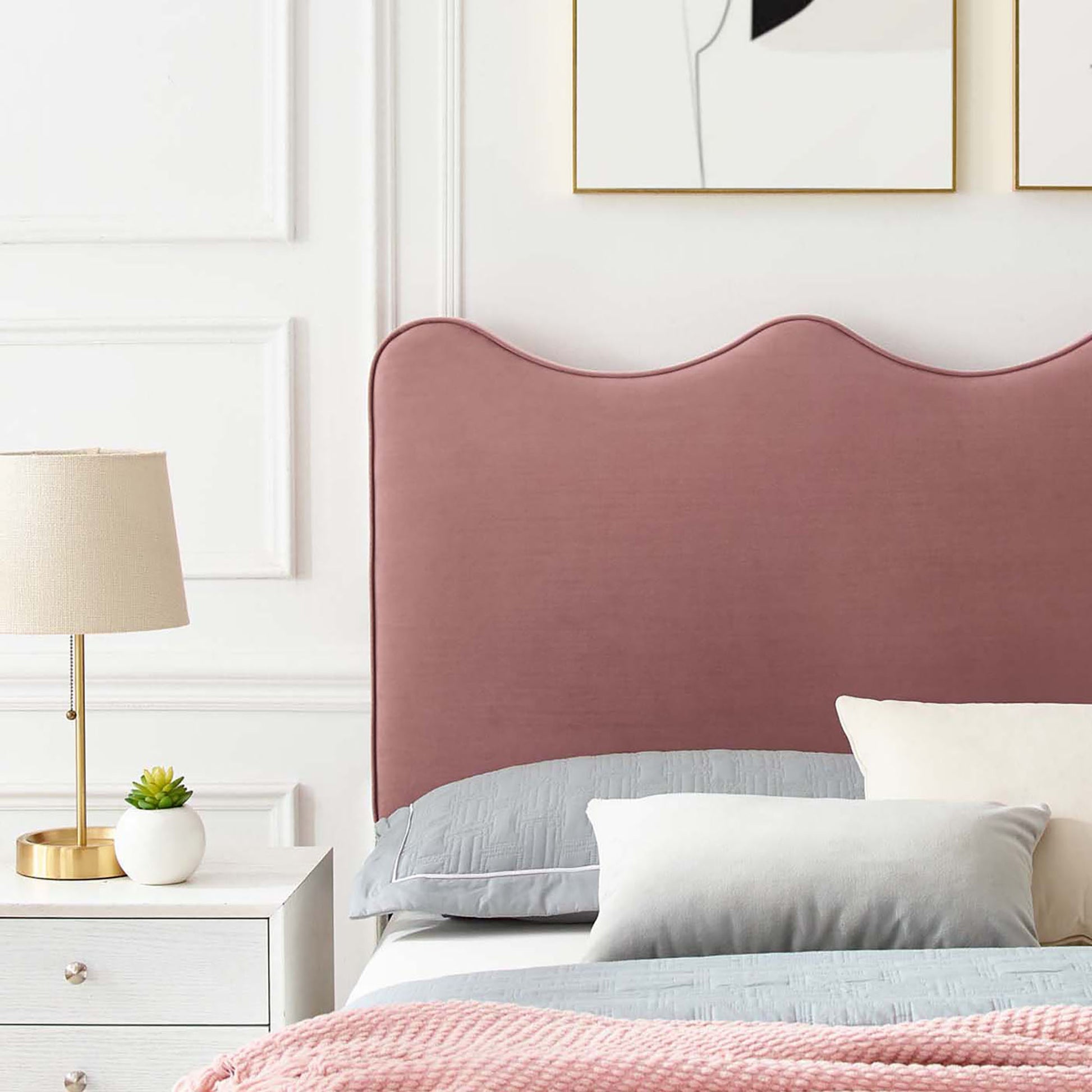 Current Performance Velvet Twin Platform Bed