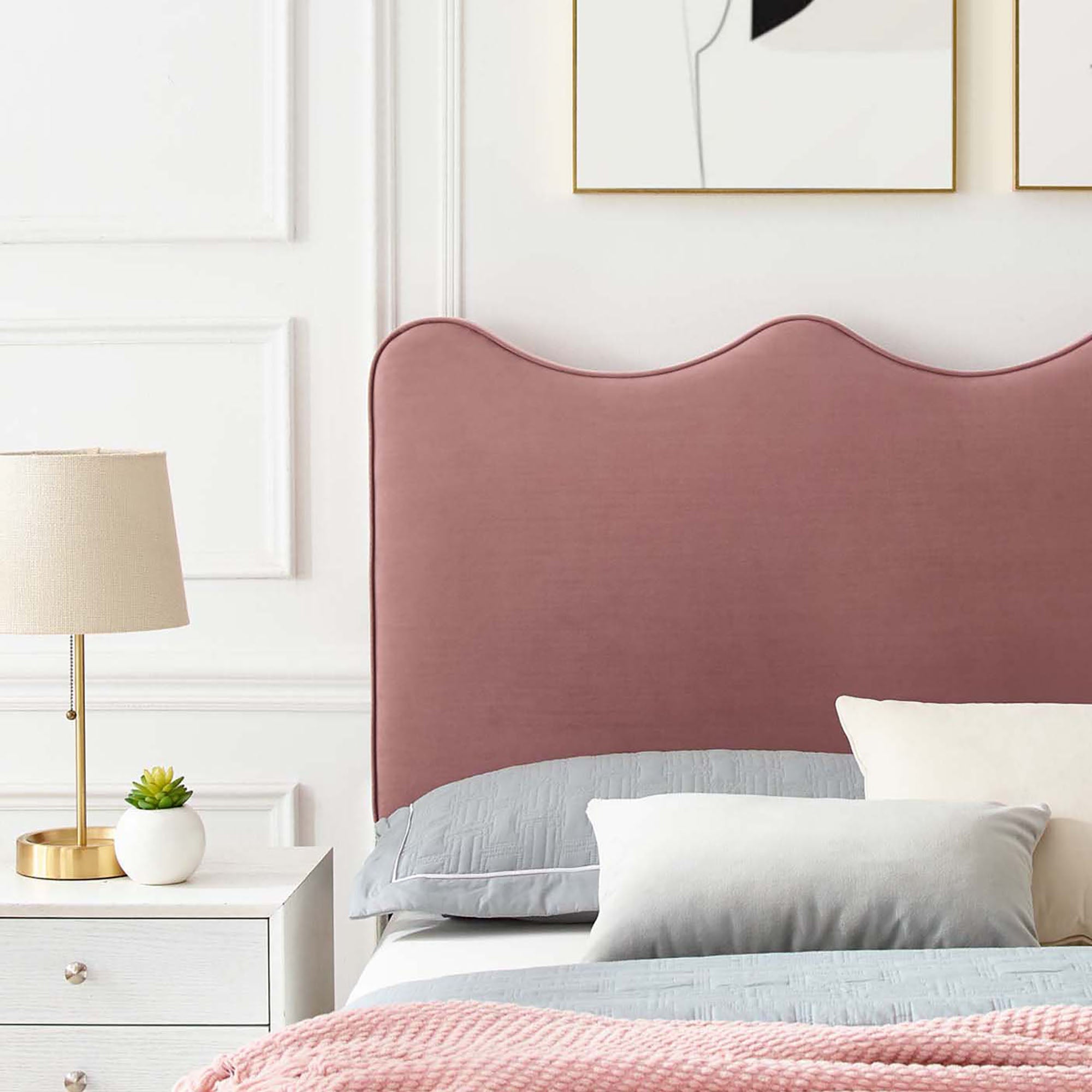 Current Performance Velvet Twin Platform Bed