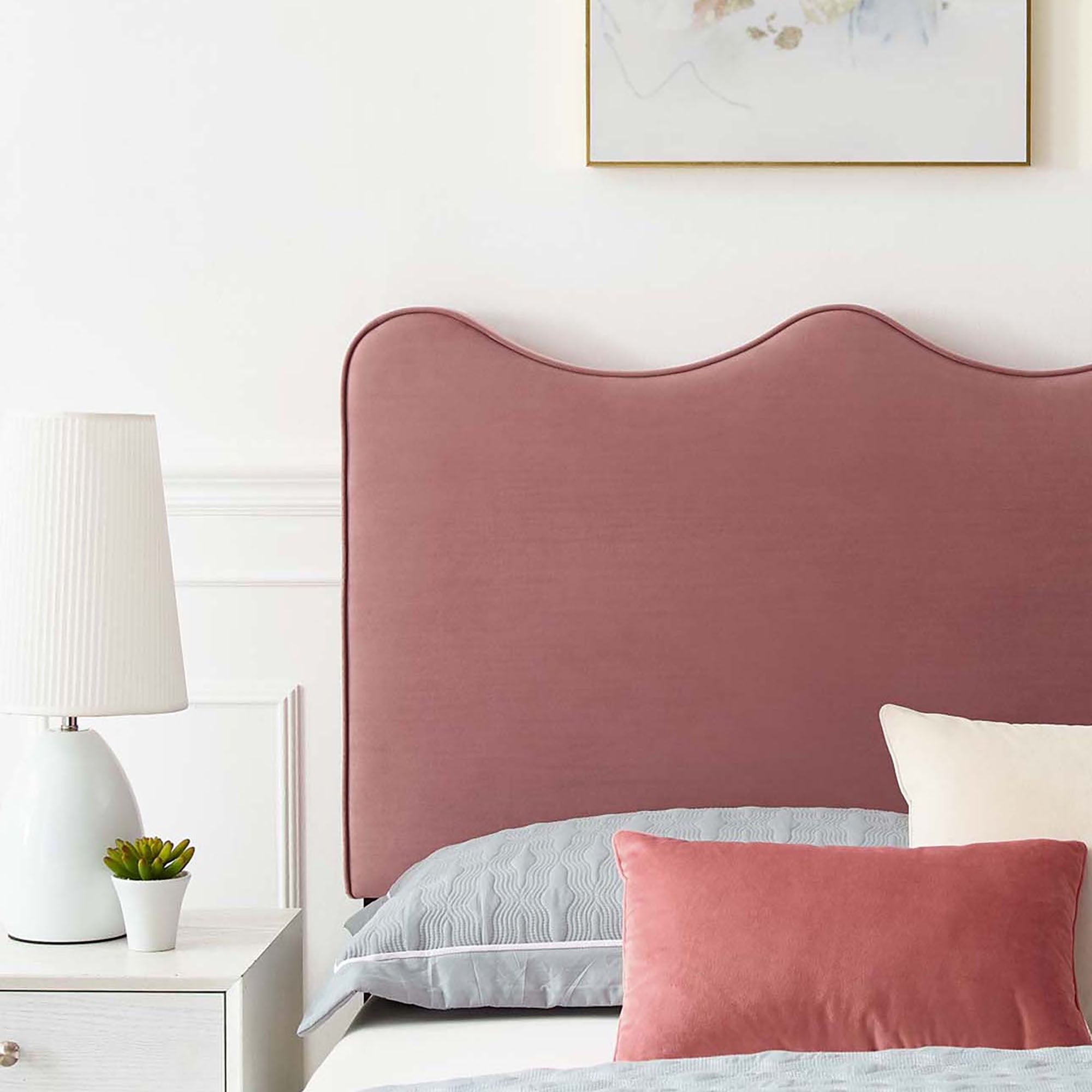 Current Performance Velvet Twin Platform Bed