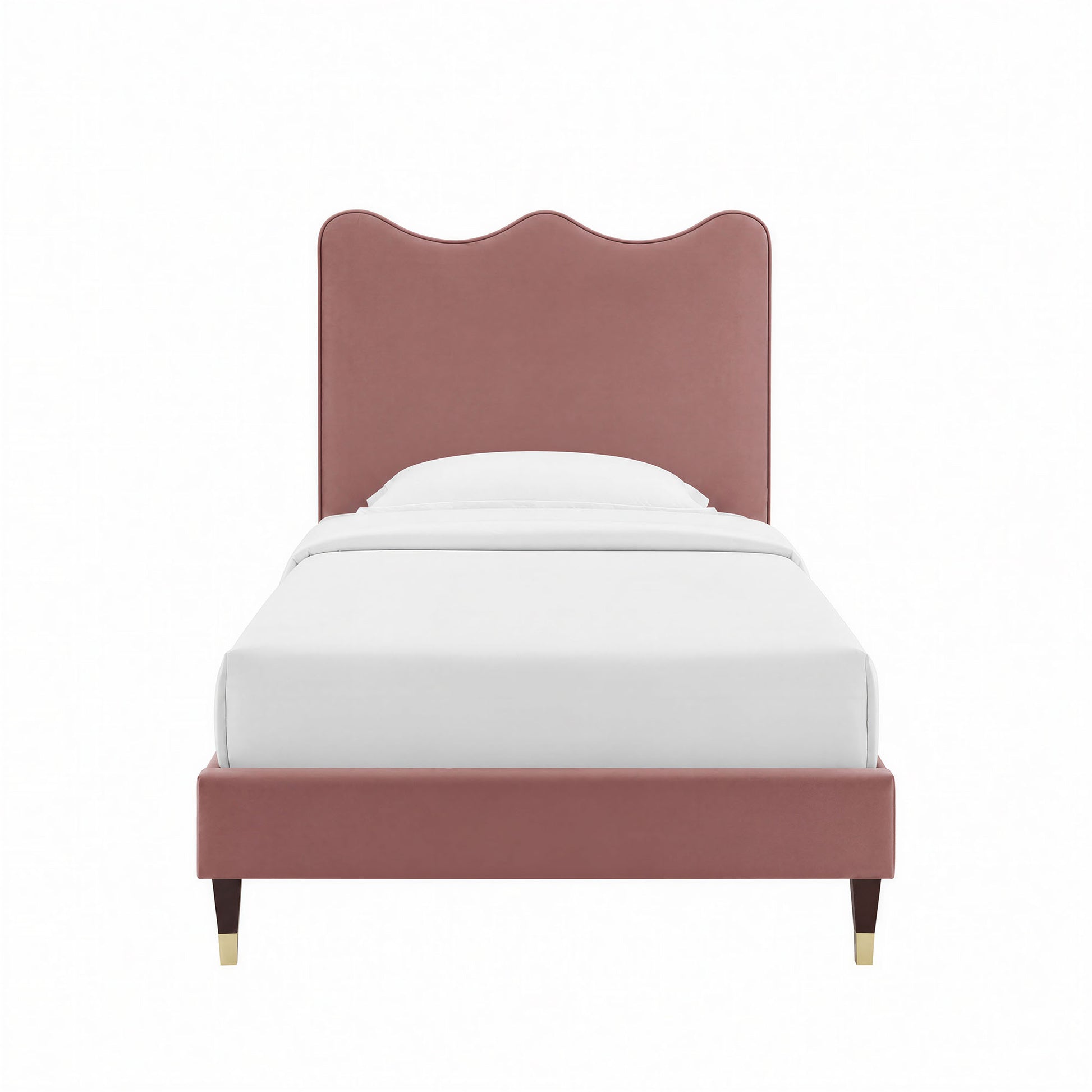 Current Performance Velvet Twin Platform Bed