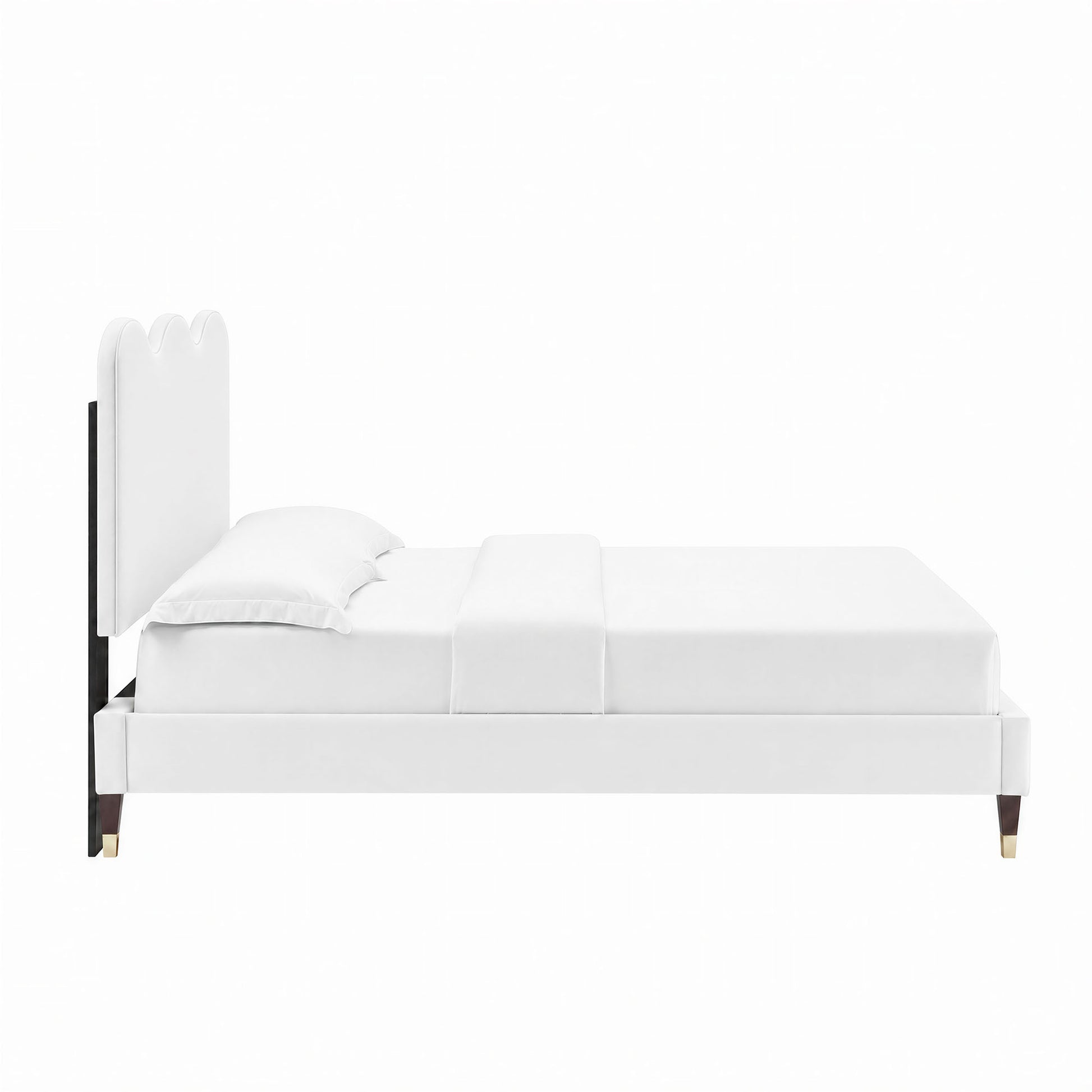 Current Performance Velvet Twin Platform Bed