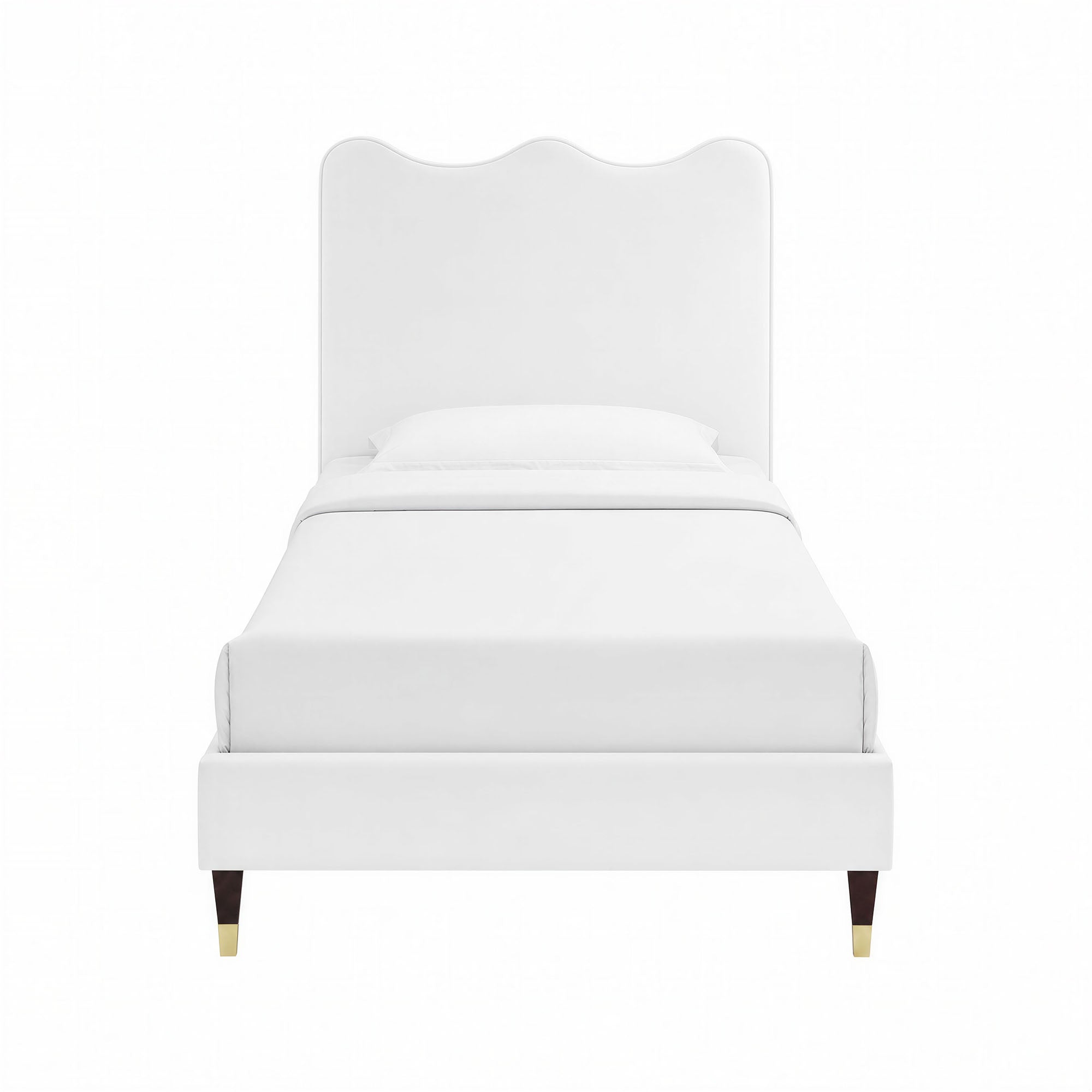 Current Performance Velvet Twin Platform Bed