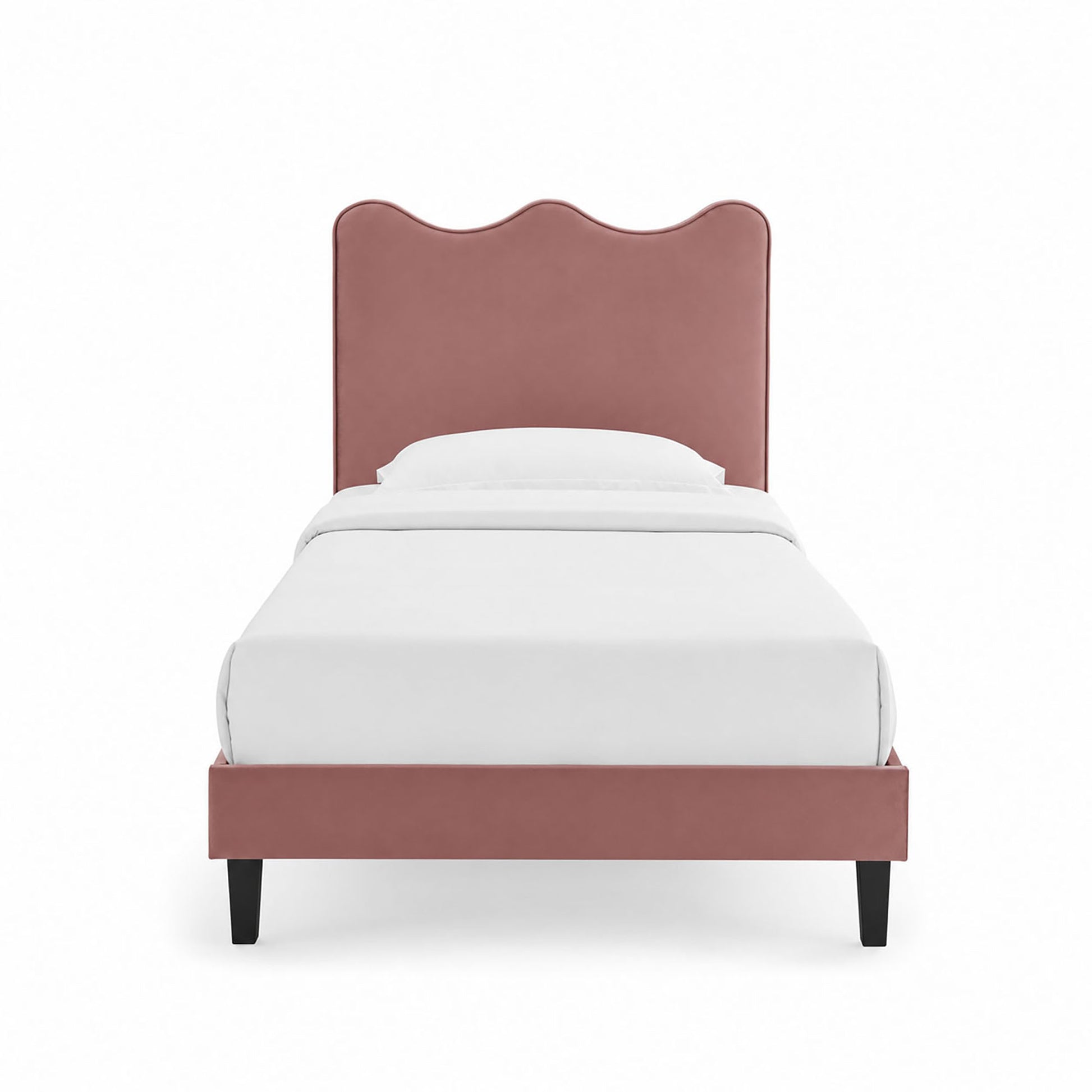 Current Performance Velvet Twin Platform Bed