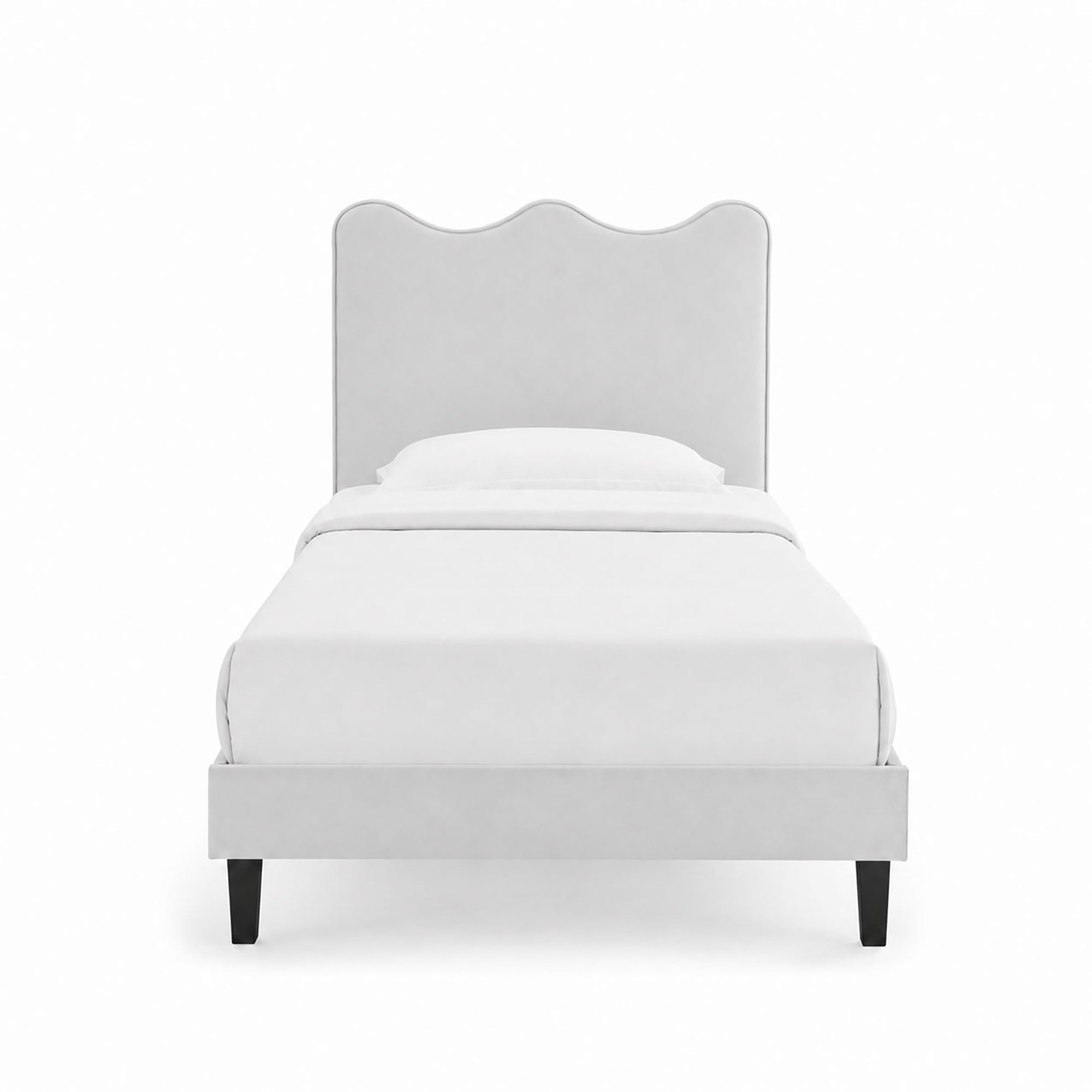Current Performance Velvet Twin Platform Bed