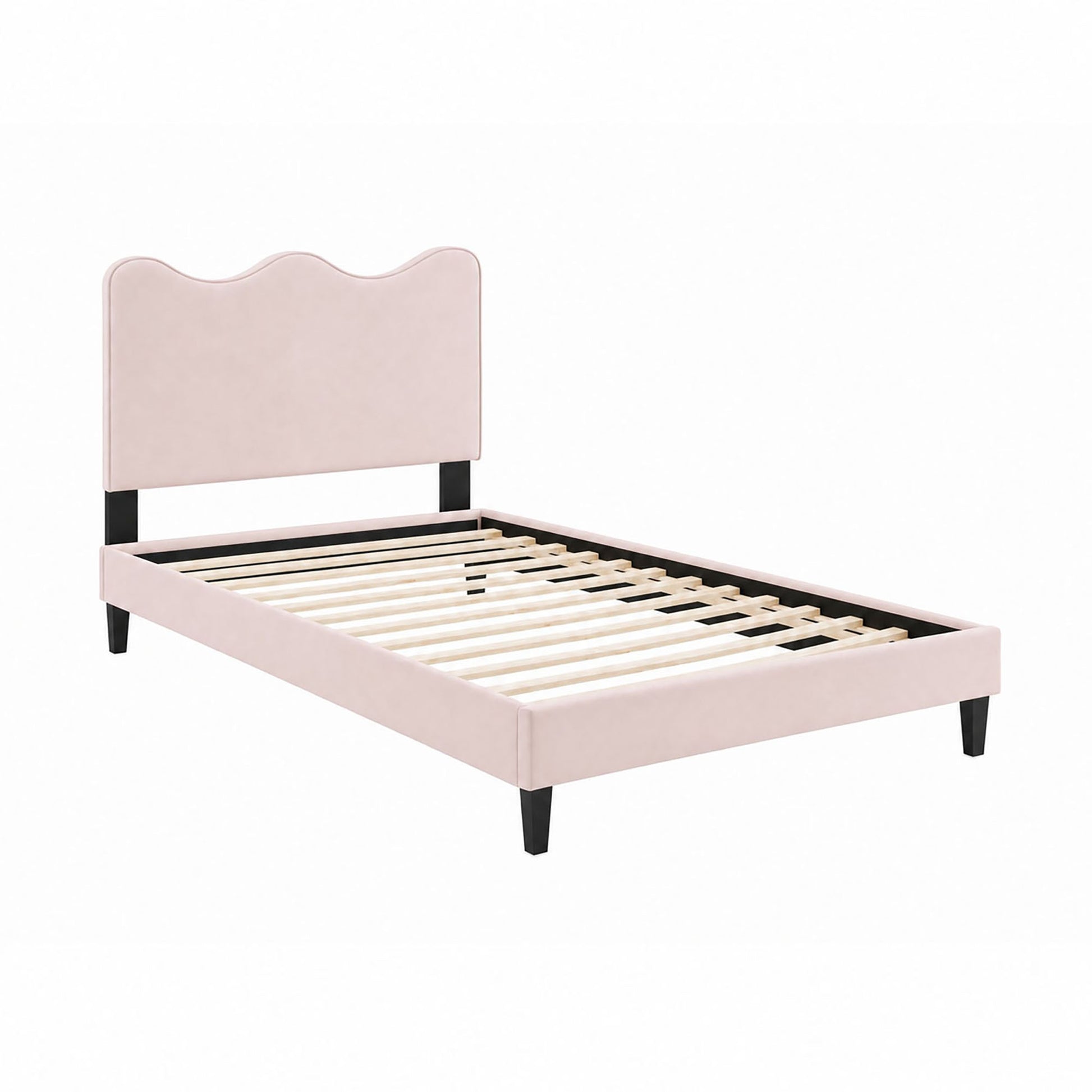 Current Performance Velvet Twin Platform Bed