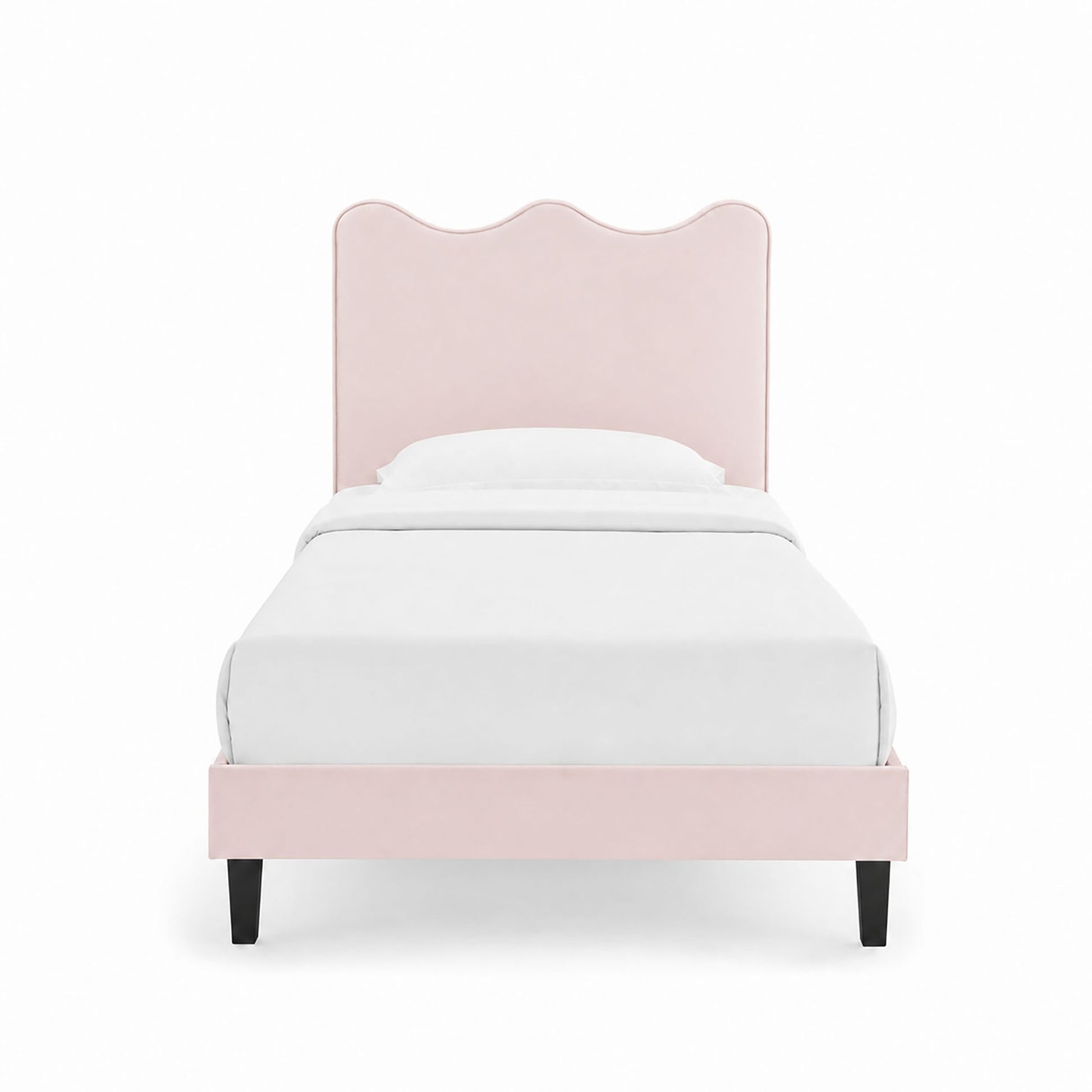 Current Performance Velvet Twin Platform Bed