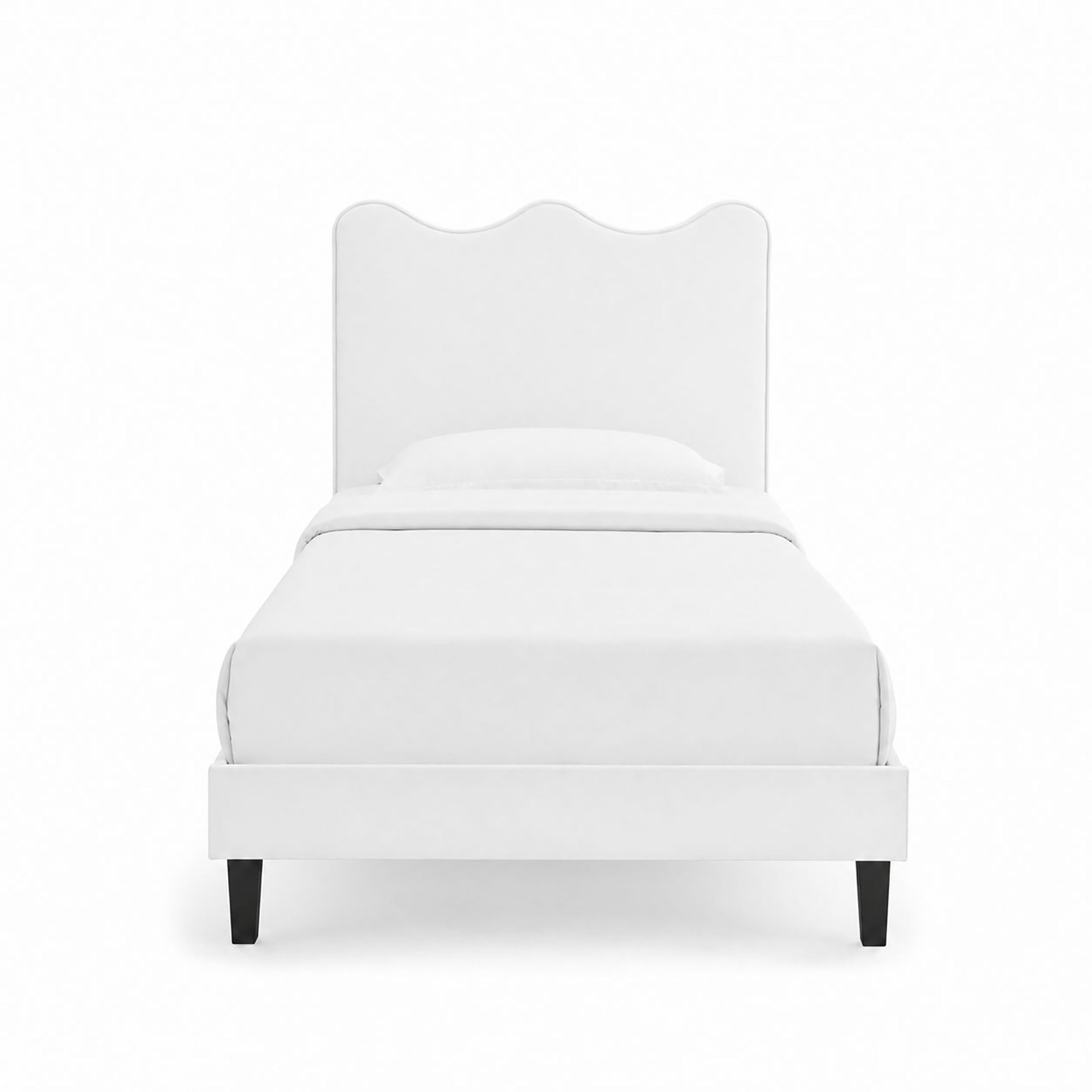Current Performance Velvet Twin Platform Bed