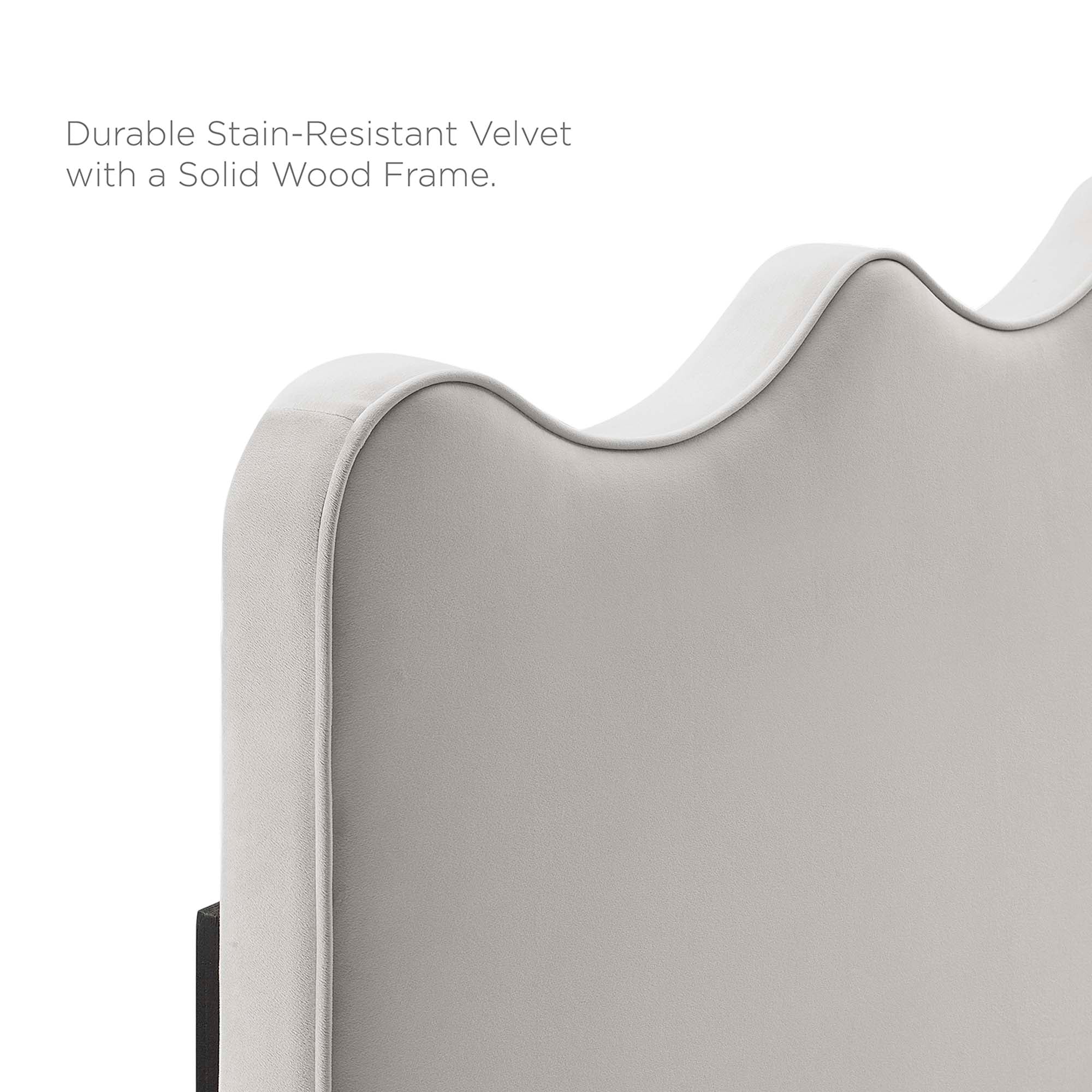 Current Performance Velvet Full Platform Bed - Pink