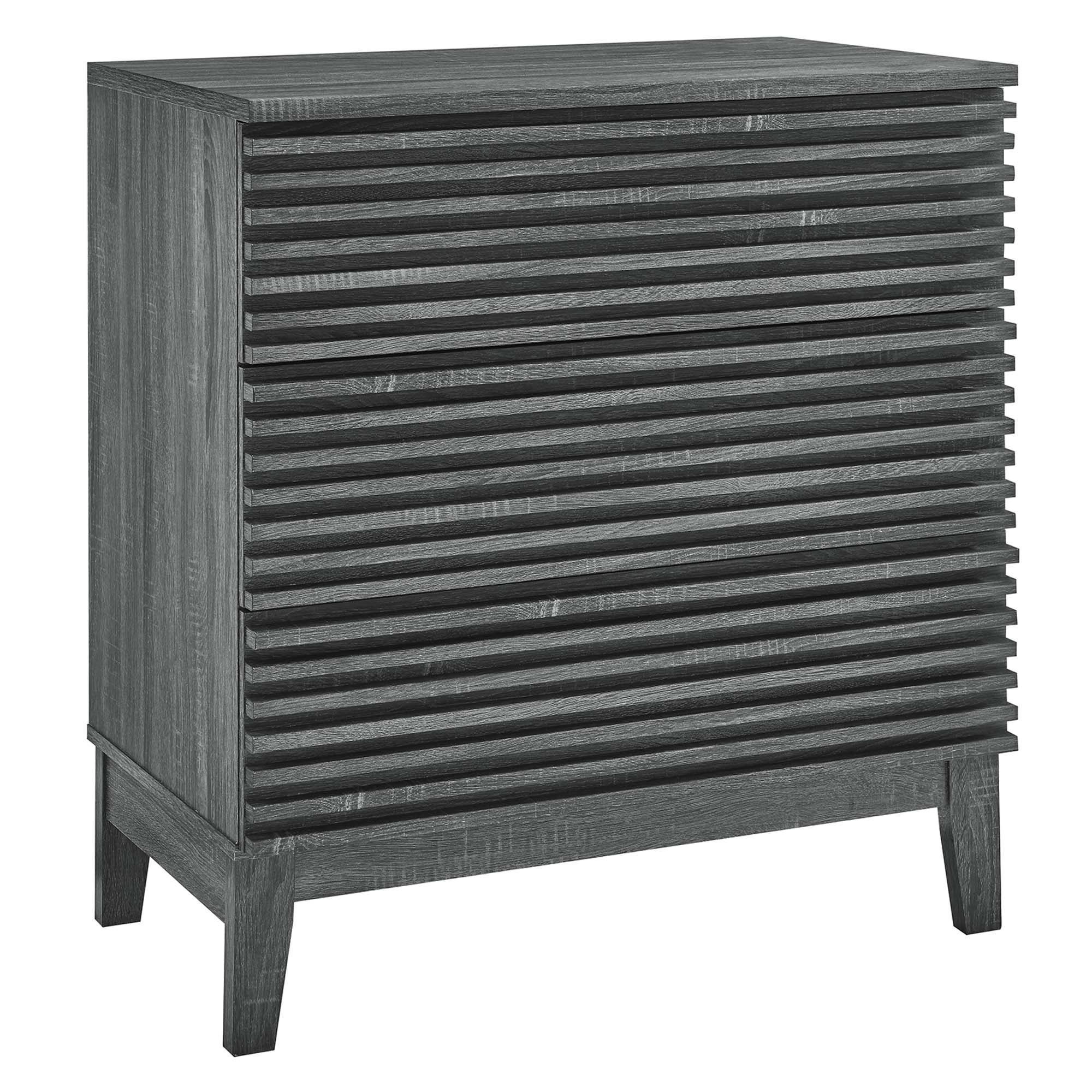 Render 3-Drawer Bachelor's Chest - Charcoal