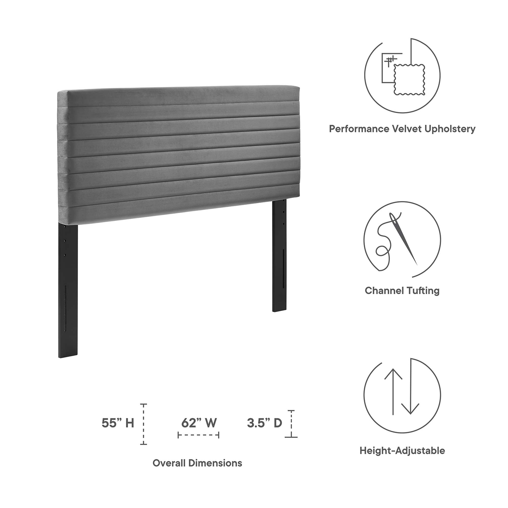 Tranquil Headboard - Midnight Blue