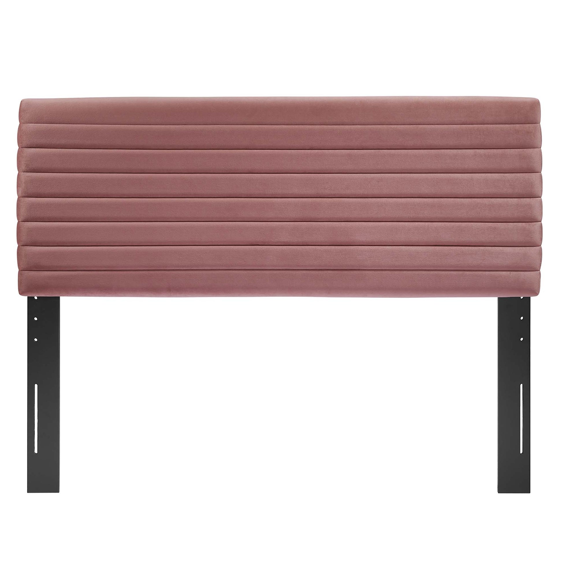 Tranquil Channel Tufted King/California King Headboard - White