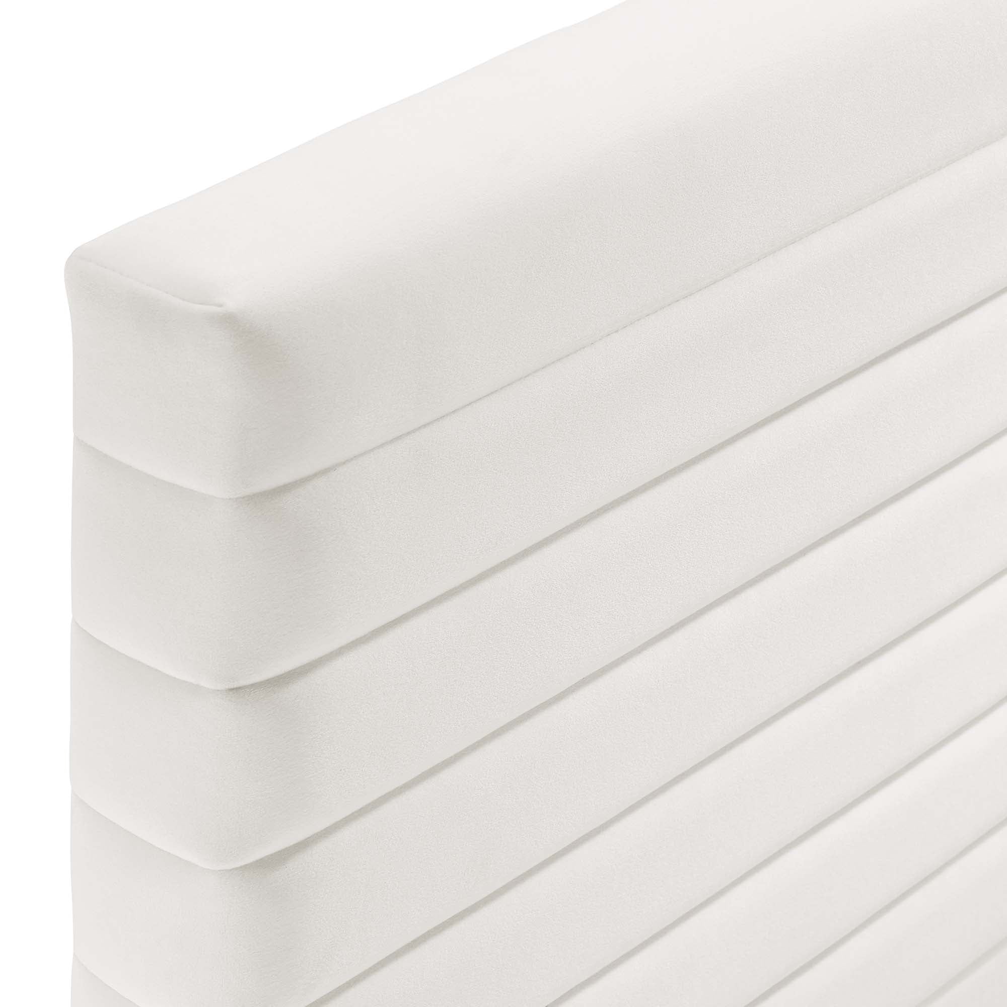 Tranquil Channel Tufted King/California King Headboard