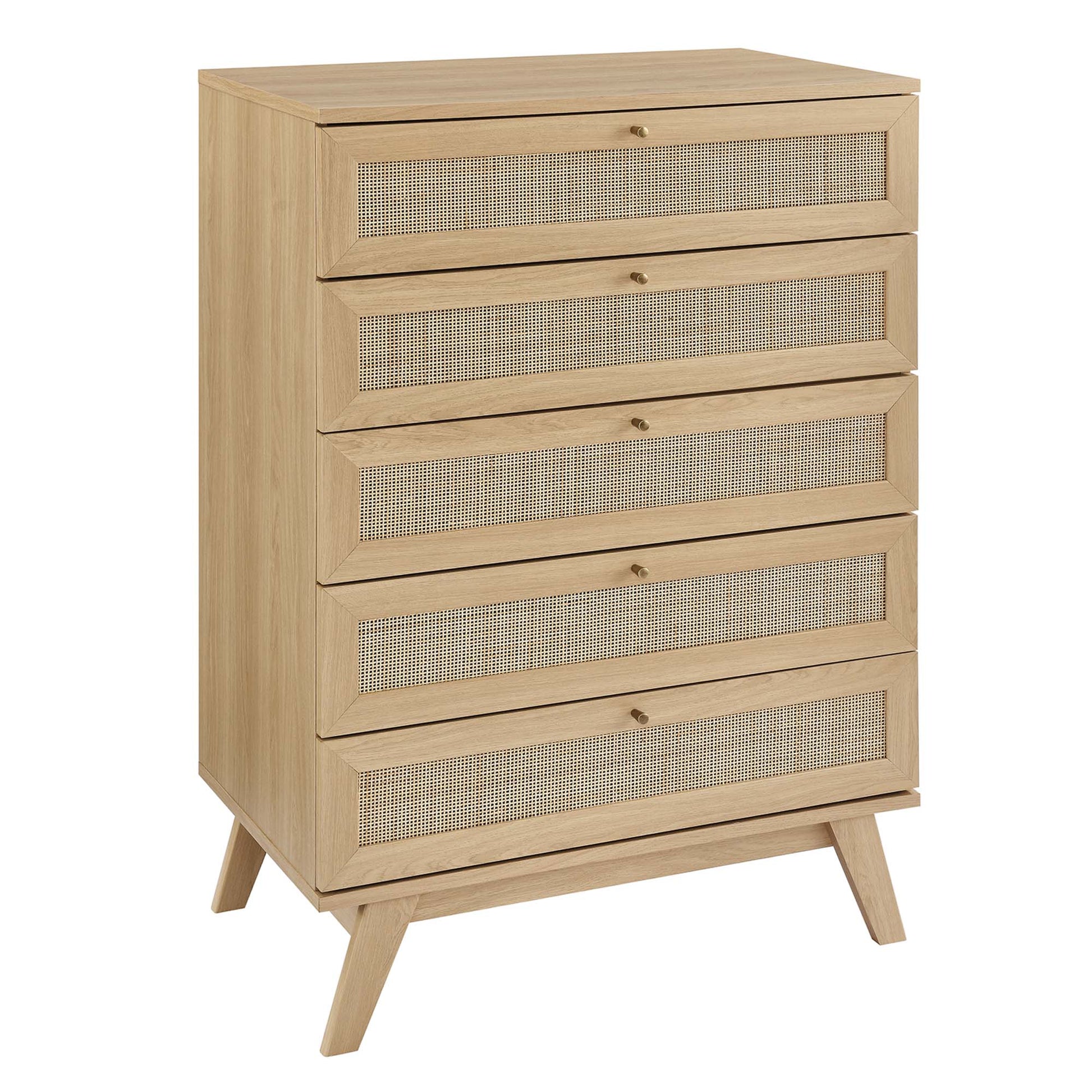 Soma 5-Drawer Chest - Oak