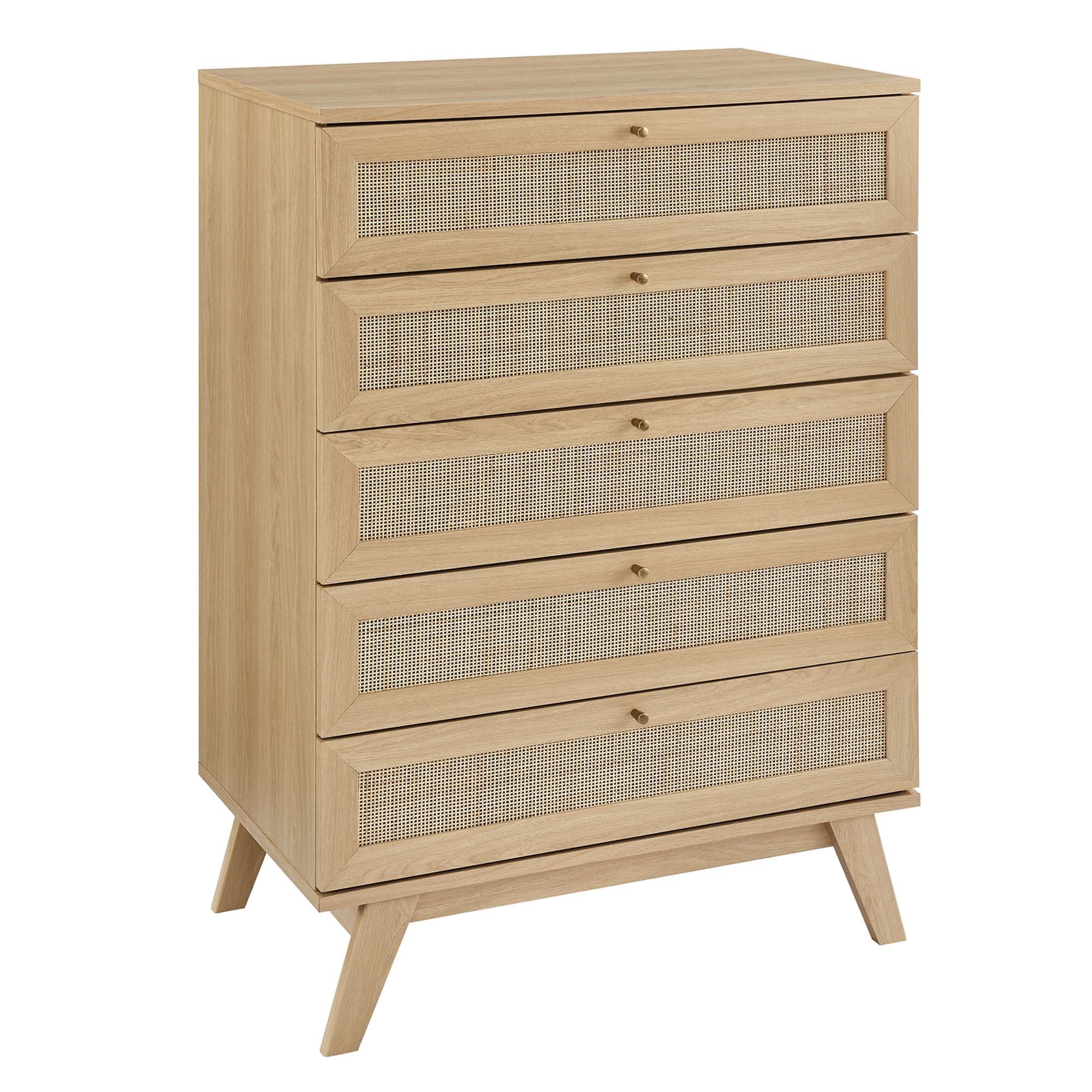 Soma 5-Drawer Chest - Oak
