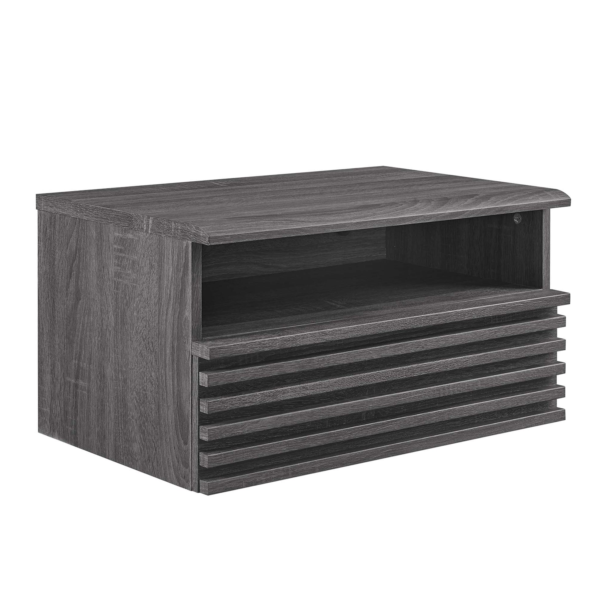Render Wall-Mount Nightstand - Charcoal