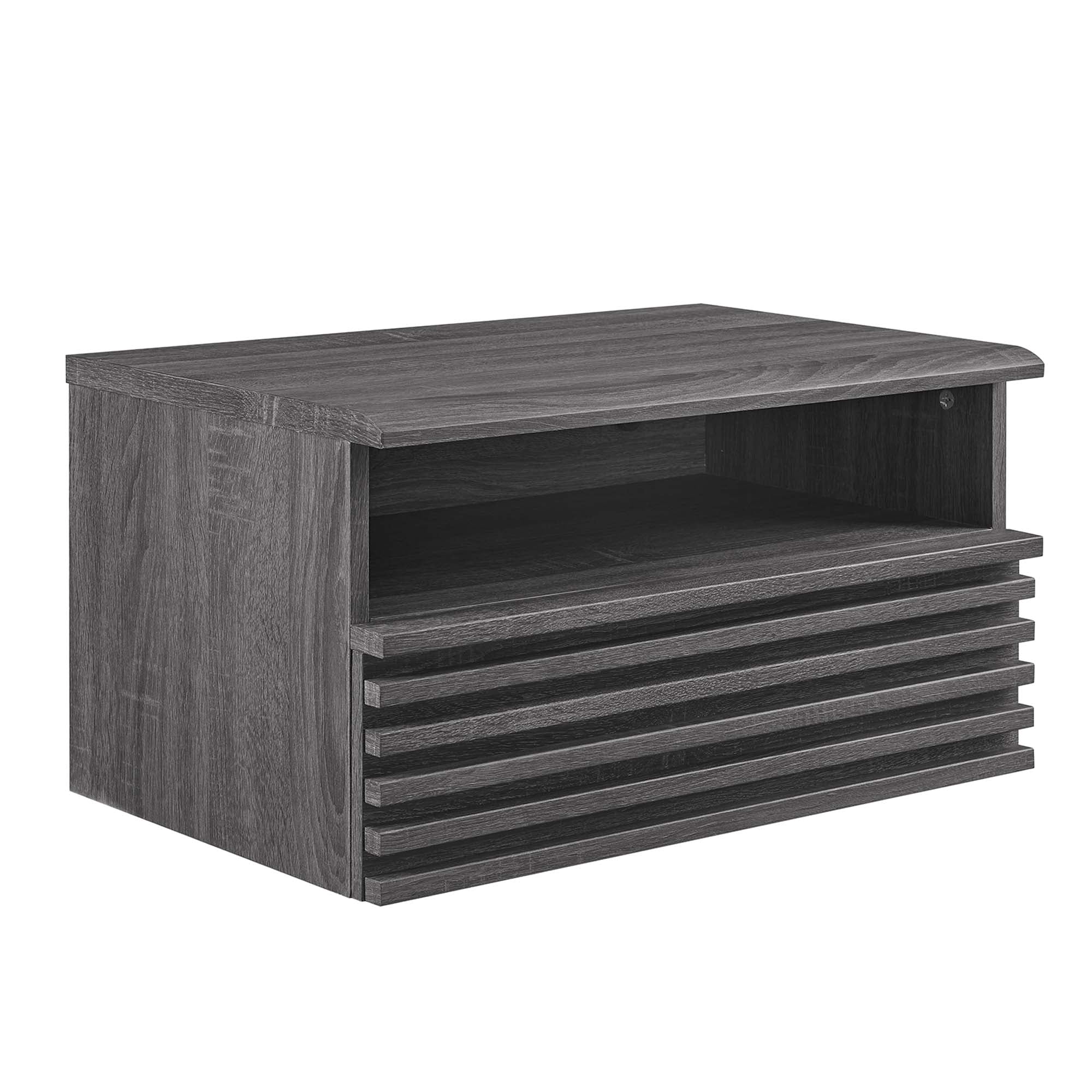 Render Wall-Mount Nightstand - Charcoal