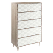 Vespera 5-Drawer Chest - Oak White
