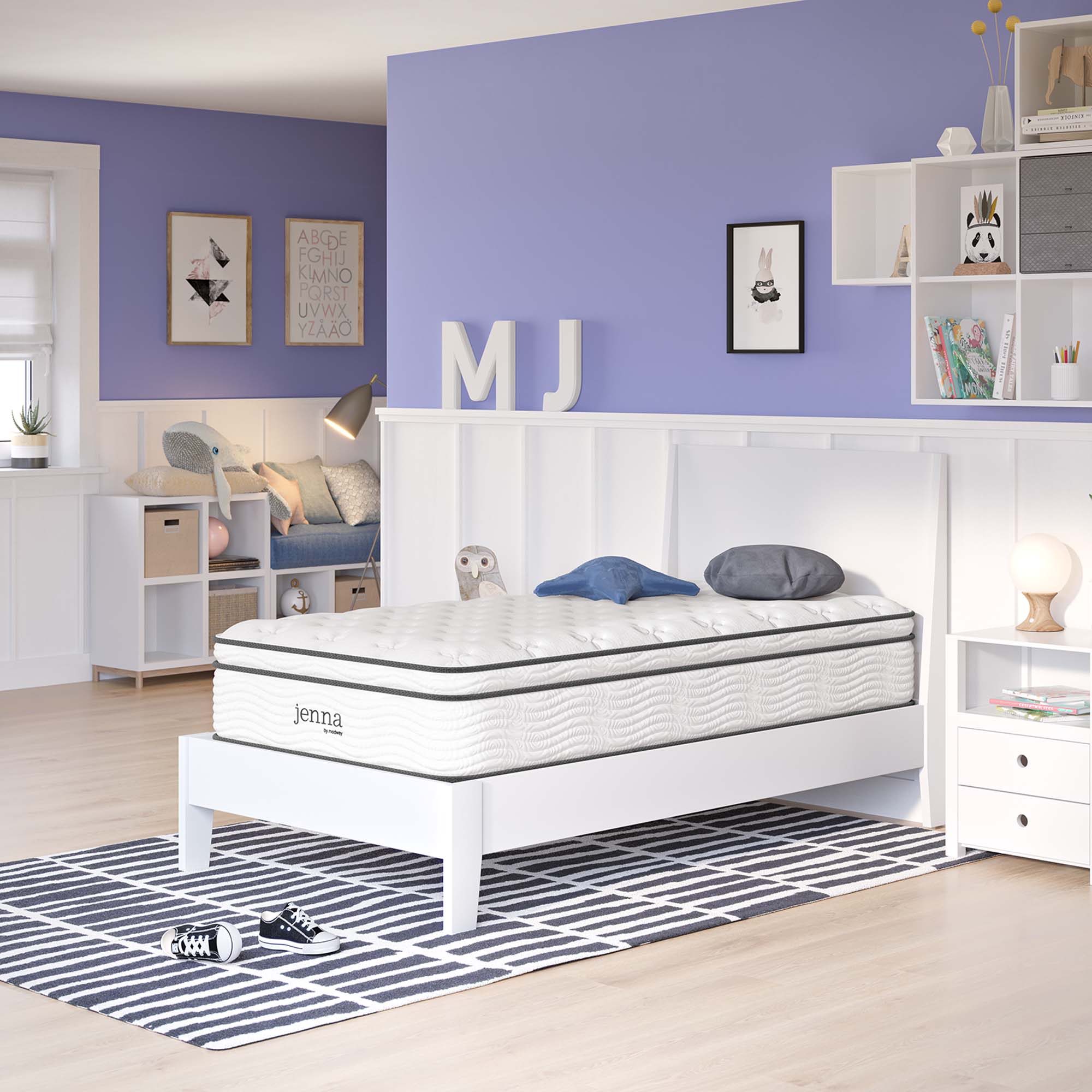 Jenna 12" Innerspring and Foam Twin Mattress
